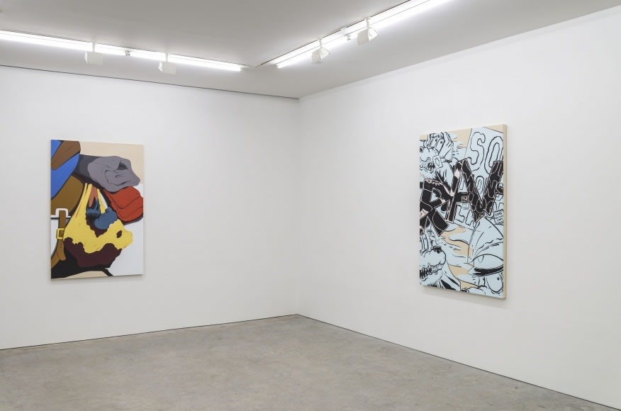 Installation view of Mark Thomas Gibson: Some Monsters Loom Large at Fredericks and Fresier Gallery, 2016
