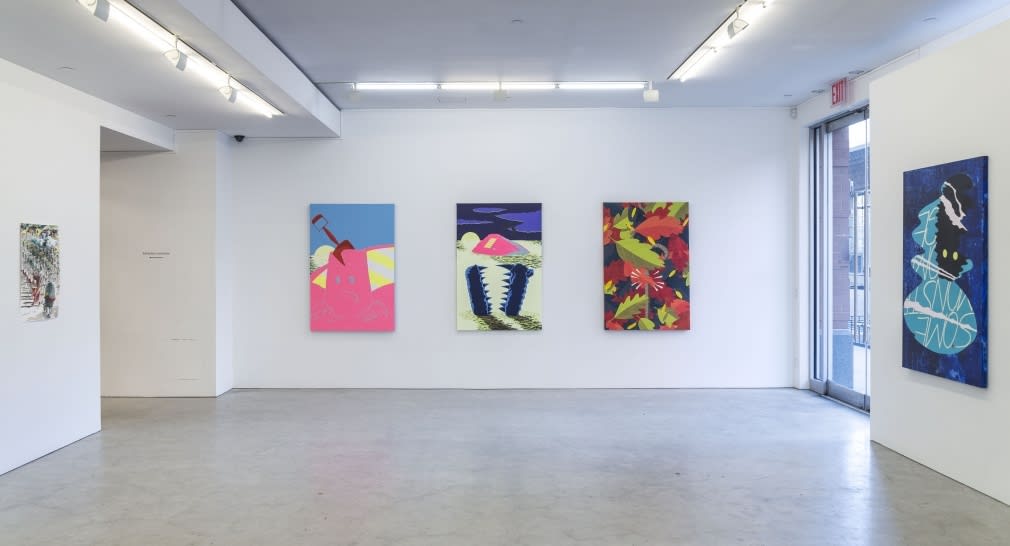Installation view of Mark Thomas Gibson: Some Monsters Loom Large at Fredericks and Fresier Gallery, 2016