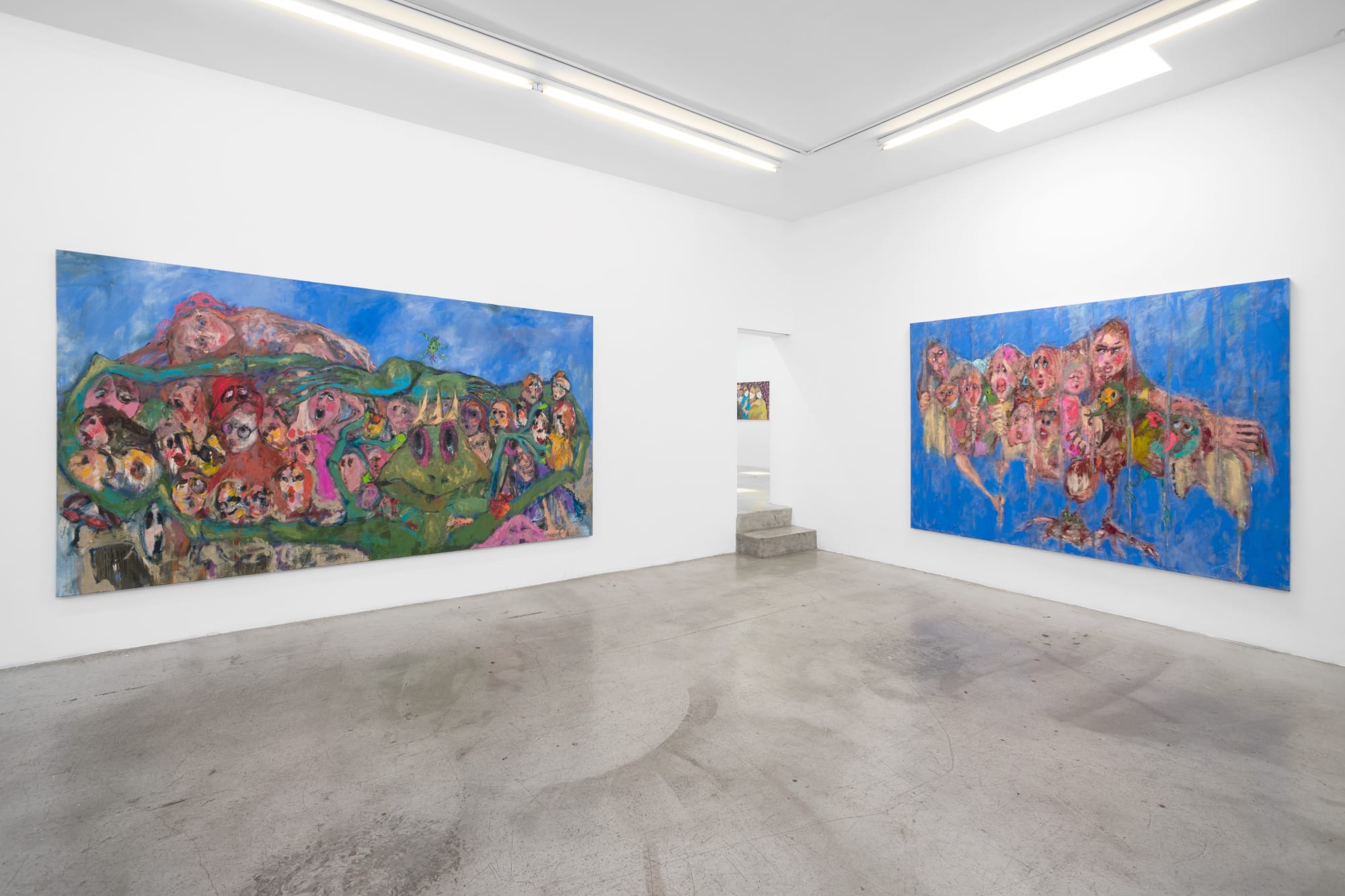 Installation view of Eva Beresin: Beware of the spirits that you call, at M+B, July 17 - Sept 11, 2021
