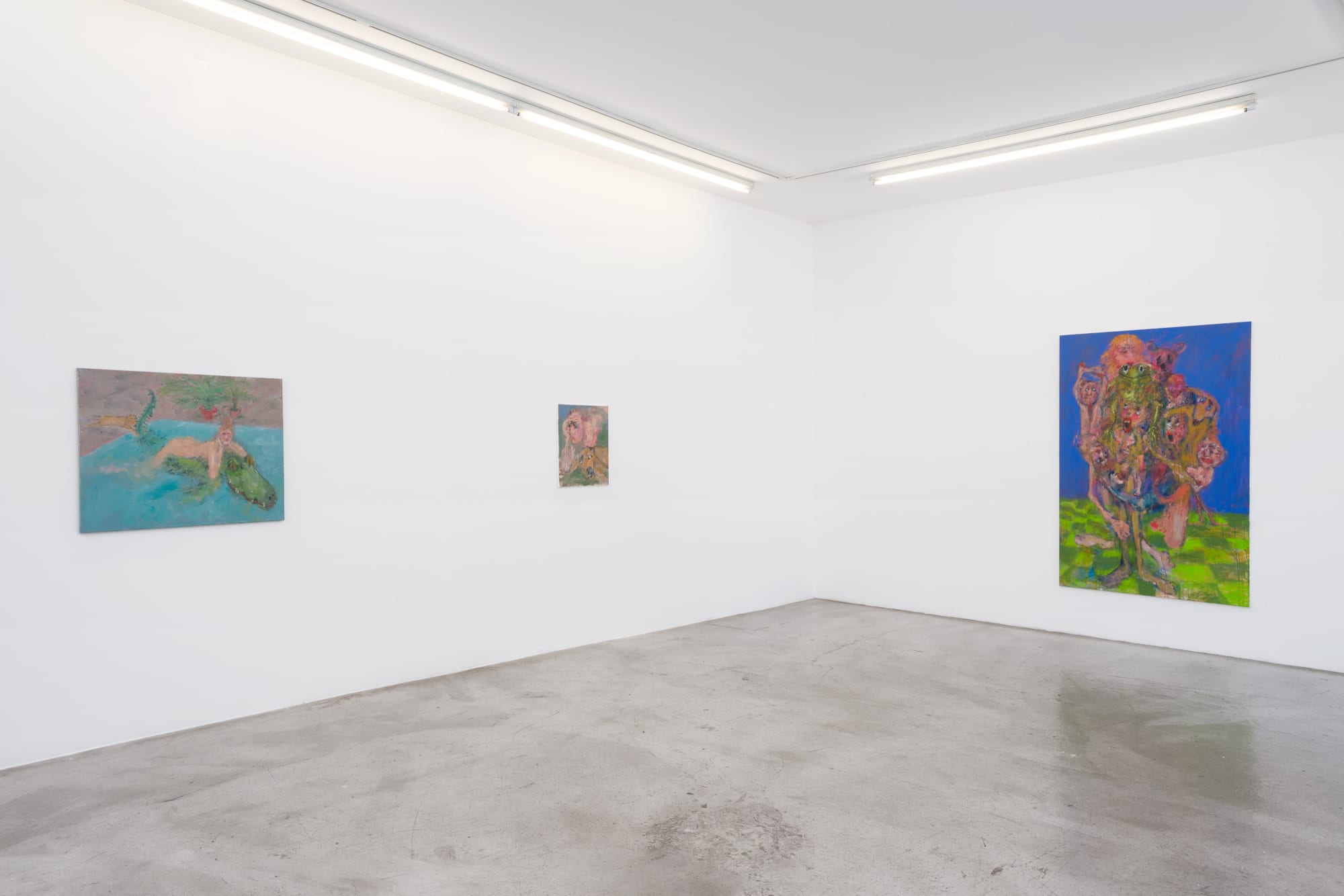 Installation view of Eva Beresin: Beware of the spirits that you call, at M+B, July 17 - Sept 11, 2021