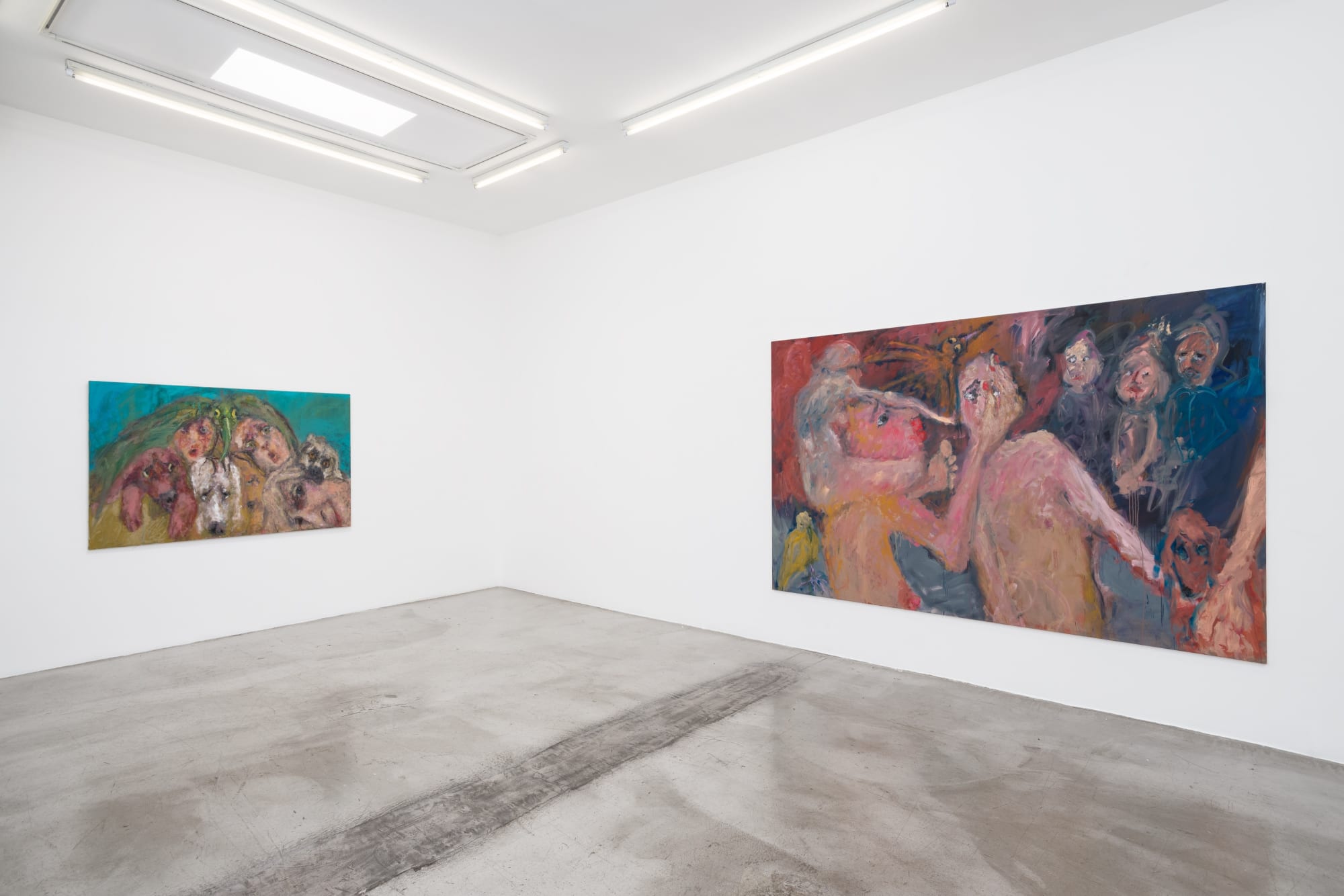 Installation view of Eva Beresin: Beware of the spirits that you call, at M+B, July 17 - Sept 11, 2021