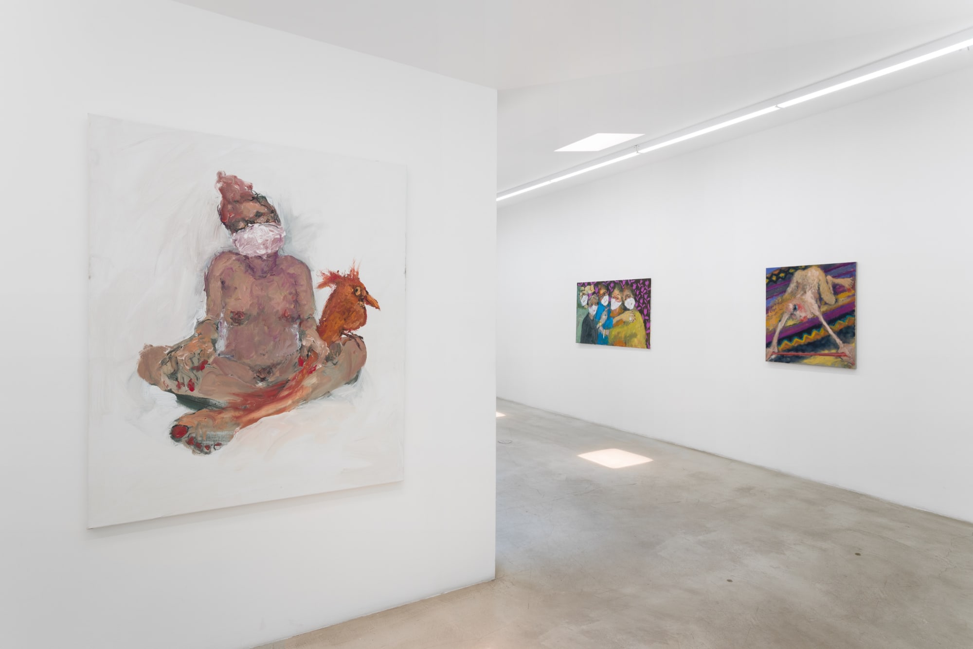 Installation view of Eva Beresin: Beware of the spirits that you call, at M+B, July 17 - Sept 11, 2021