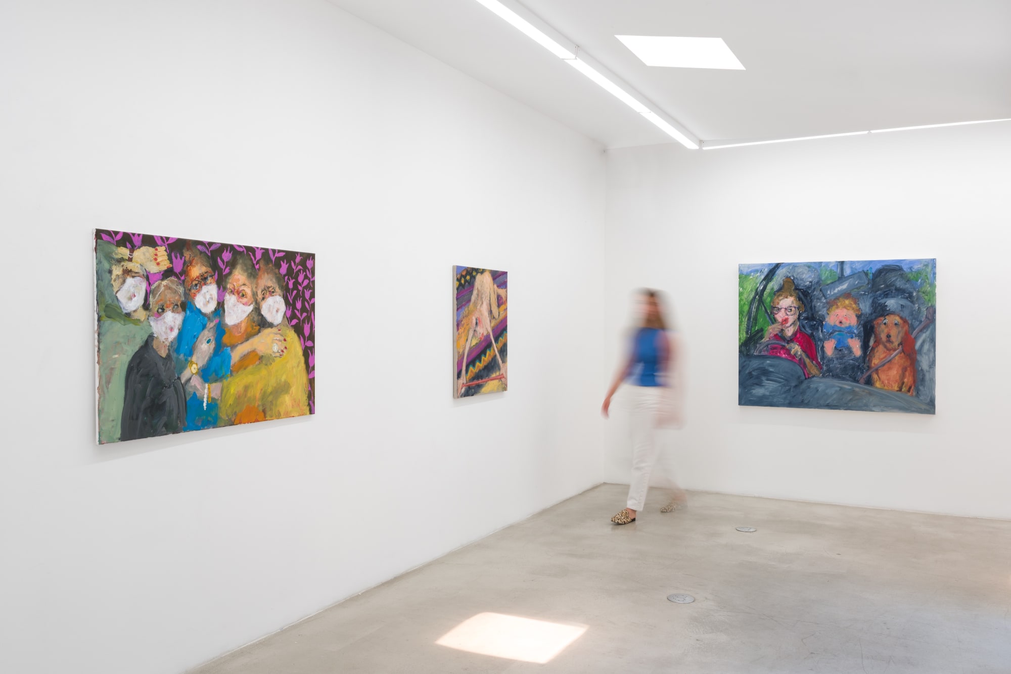 Installation view of Eva Beresin: Beware of the spirits that you call, at M+B, July 17 - Sept 11, 2021