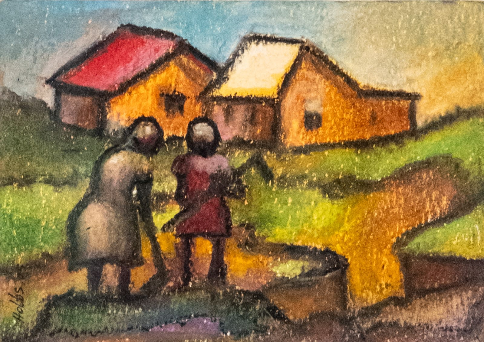 Untitled Crayon on Paper 11x 12.5 2004