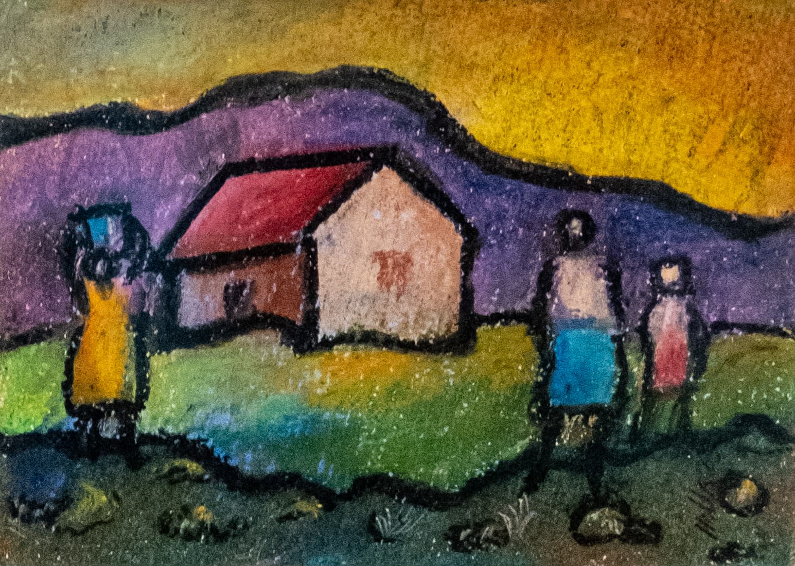 Untitled Crayon on Paper 11x 12.5 2004