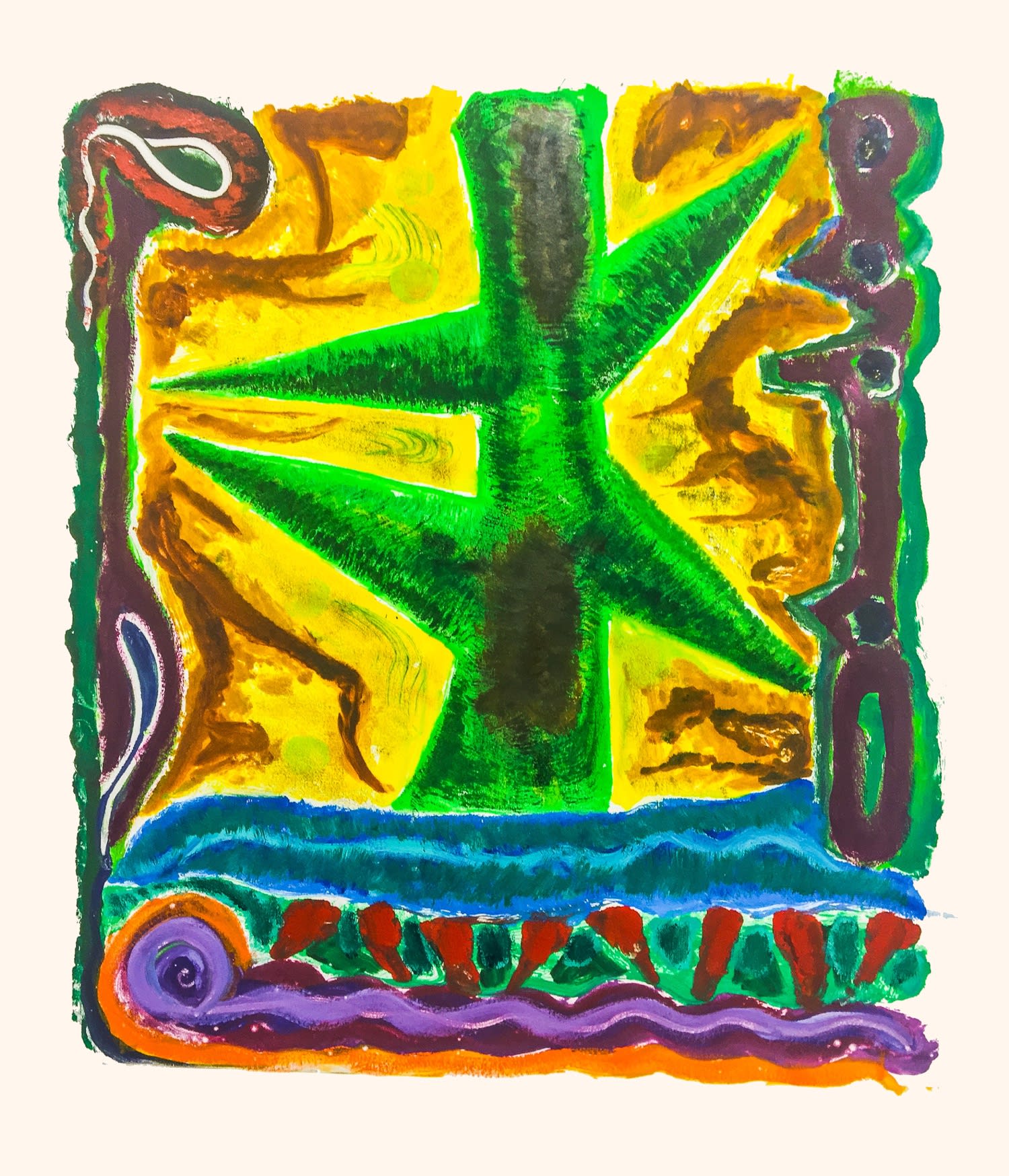 Gregory Amenoff, Untitled I (tree), 2018