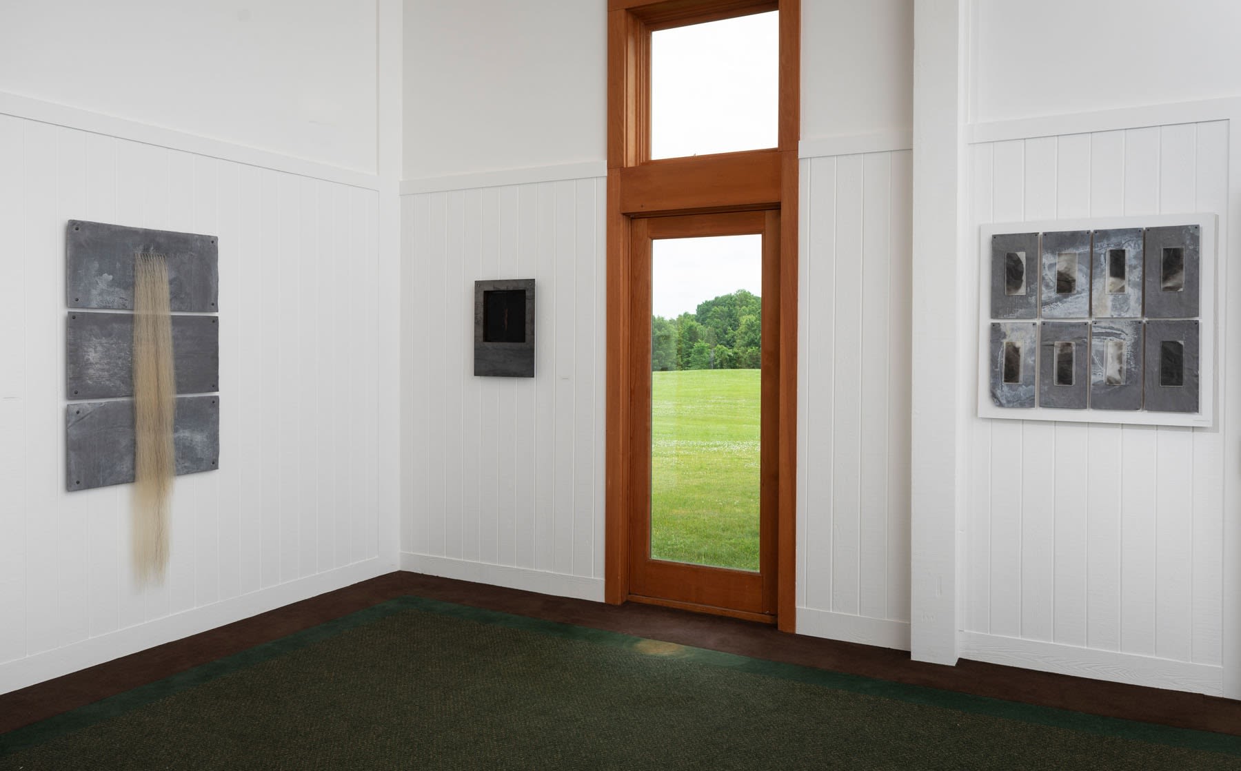 cantos for the anthropocene 11-13 (left) in the absence of fear (center) cantos for the anthropocene 22 - 29 (right) photo: Pete Mauney 2022