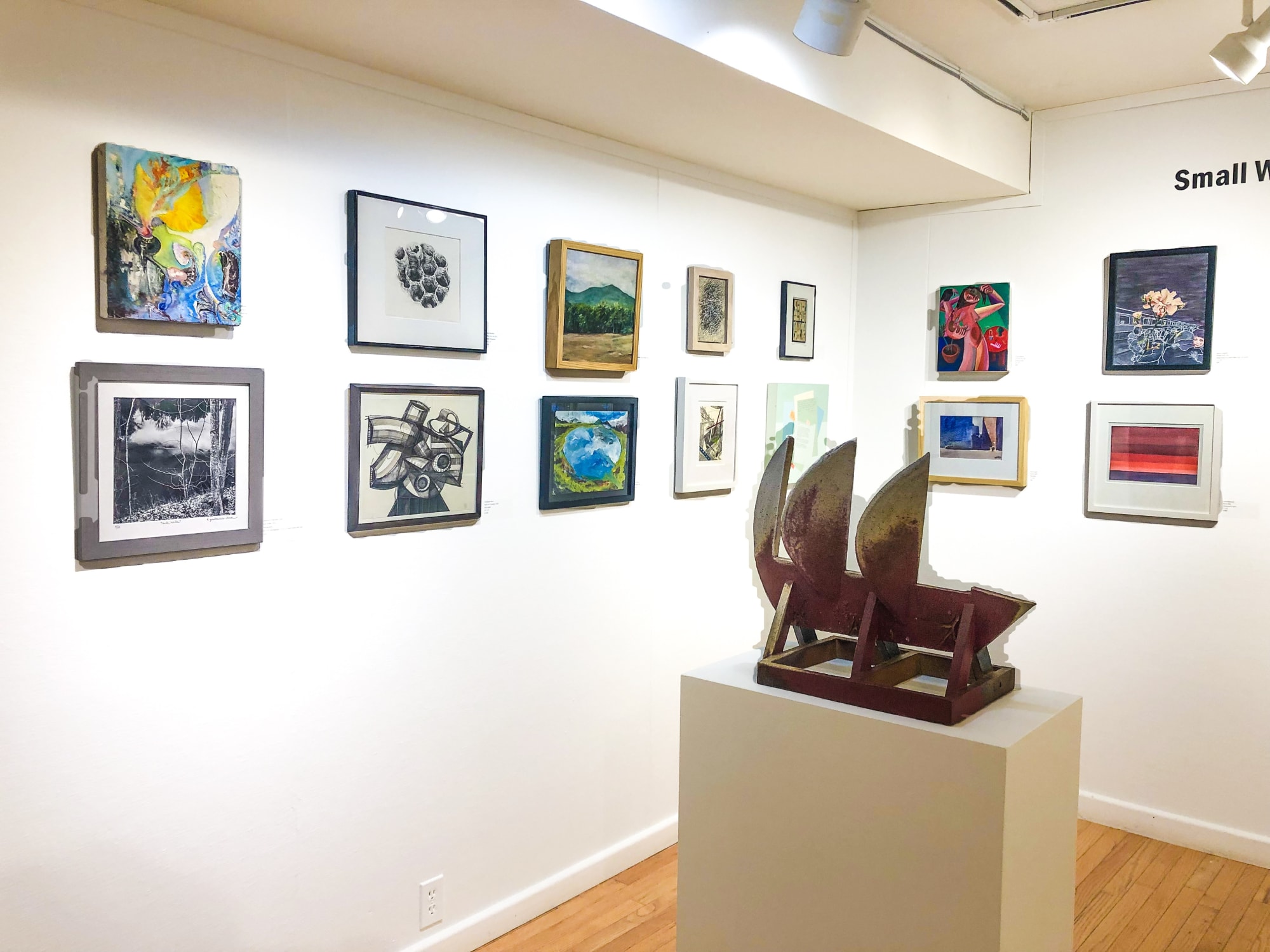 Small Works: Largeness Writ Small juried by Buzz Spector