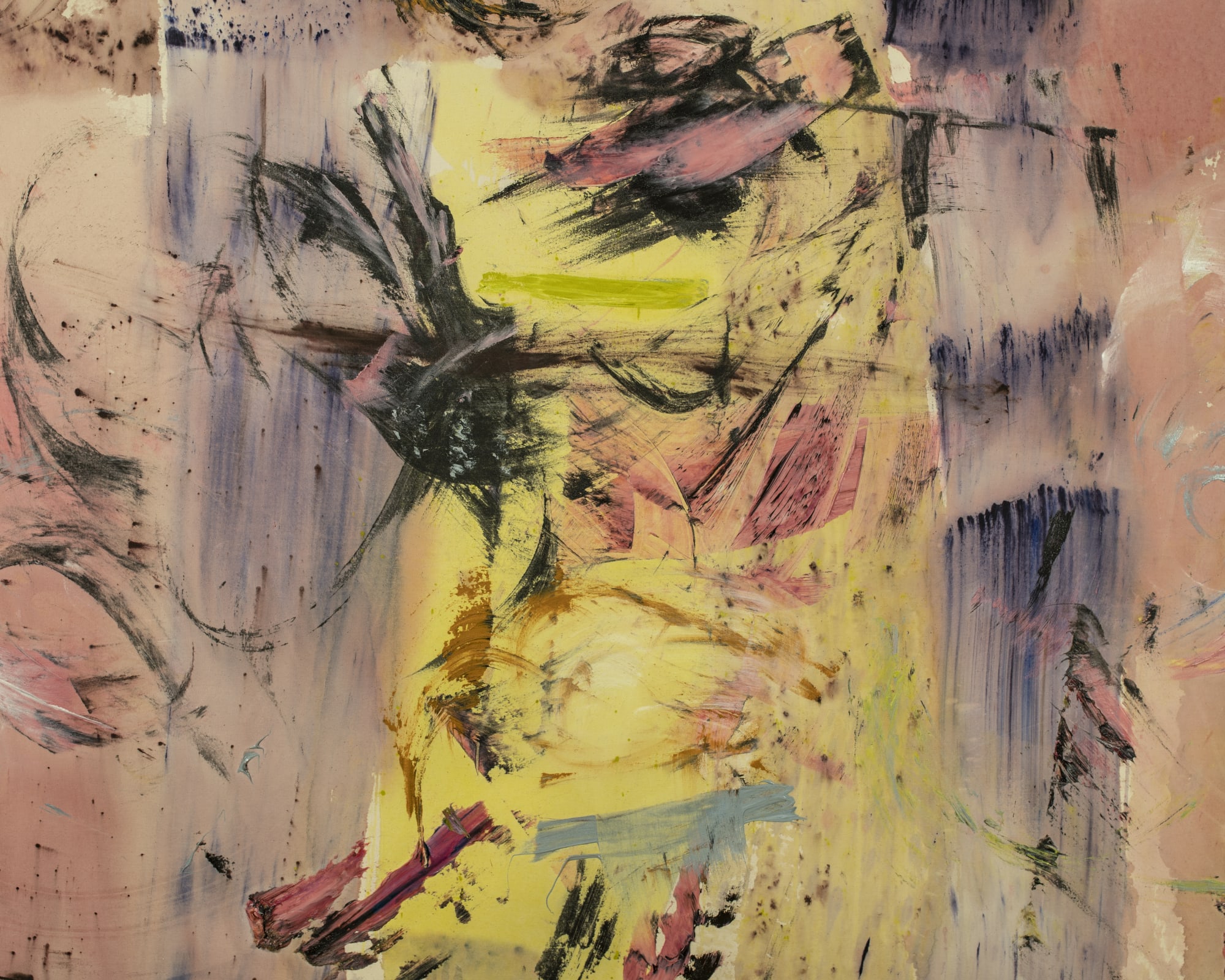 Electric Sunrise © Francine Tint 2019, acrylic on canvas, 48" x 60" inches