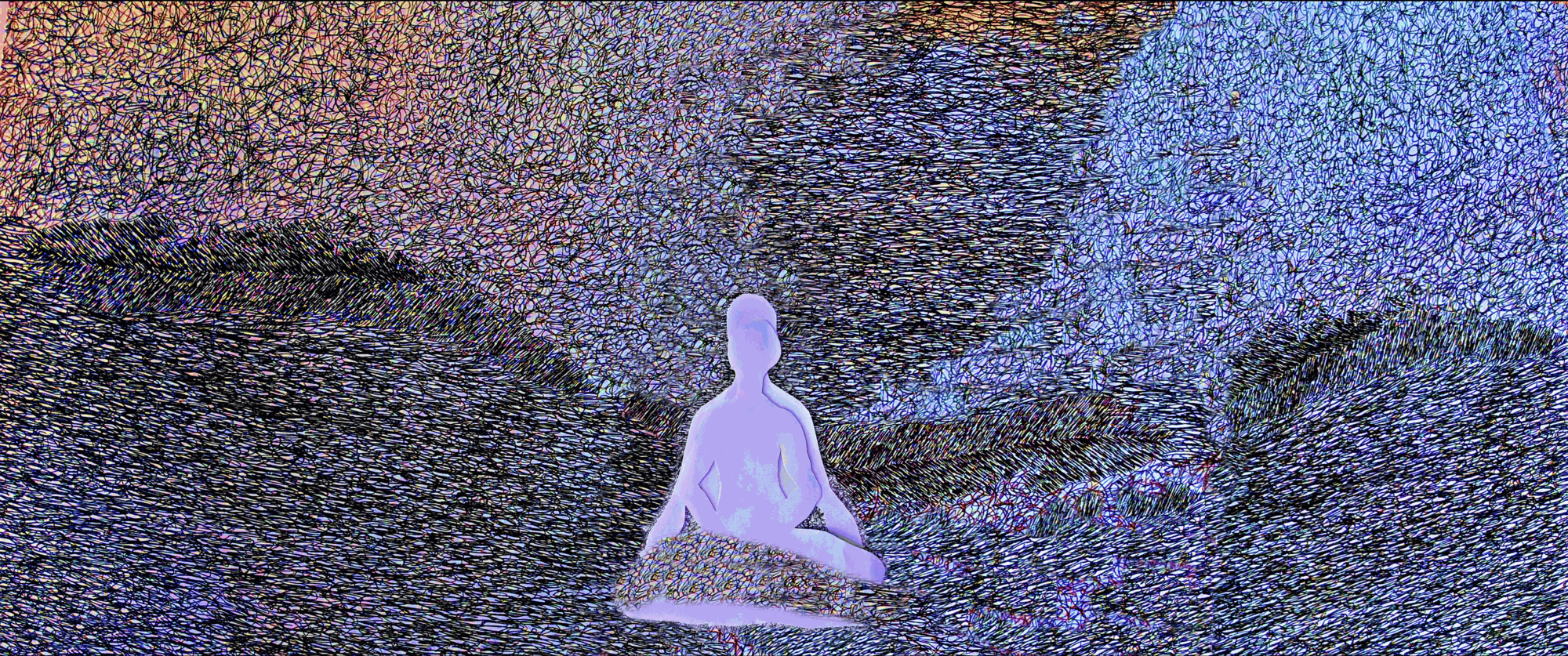 Kaethe Kauffman Waves, 2023 Ink on paper 11 × 26 1/2 in view on ARTSY