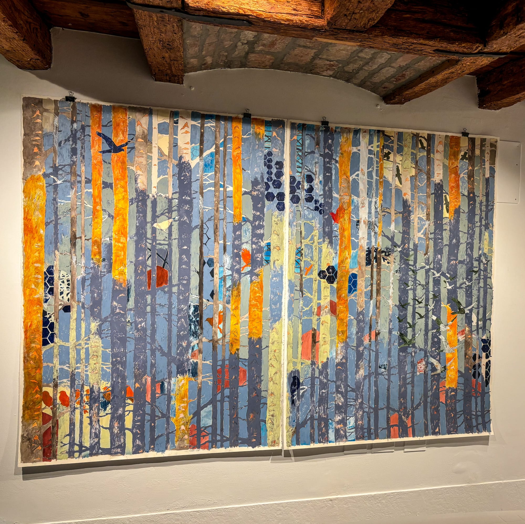 I FORESTI Castello 925 installation view of work by Robin McClintock