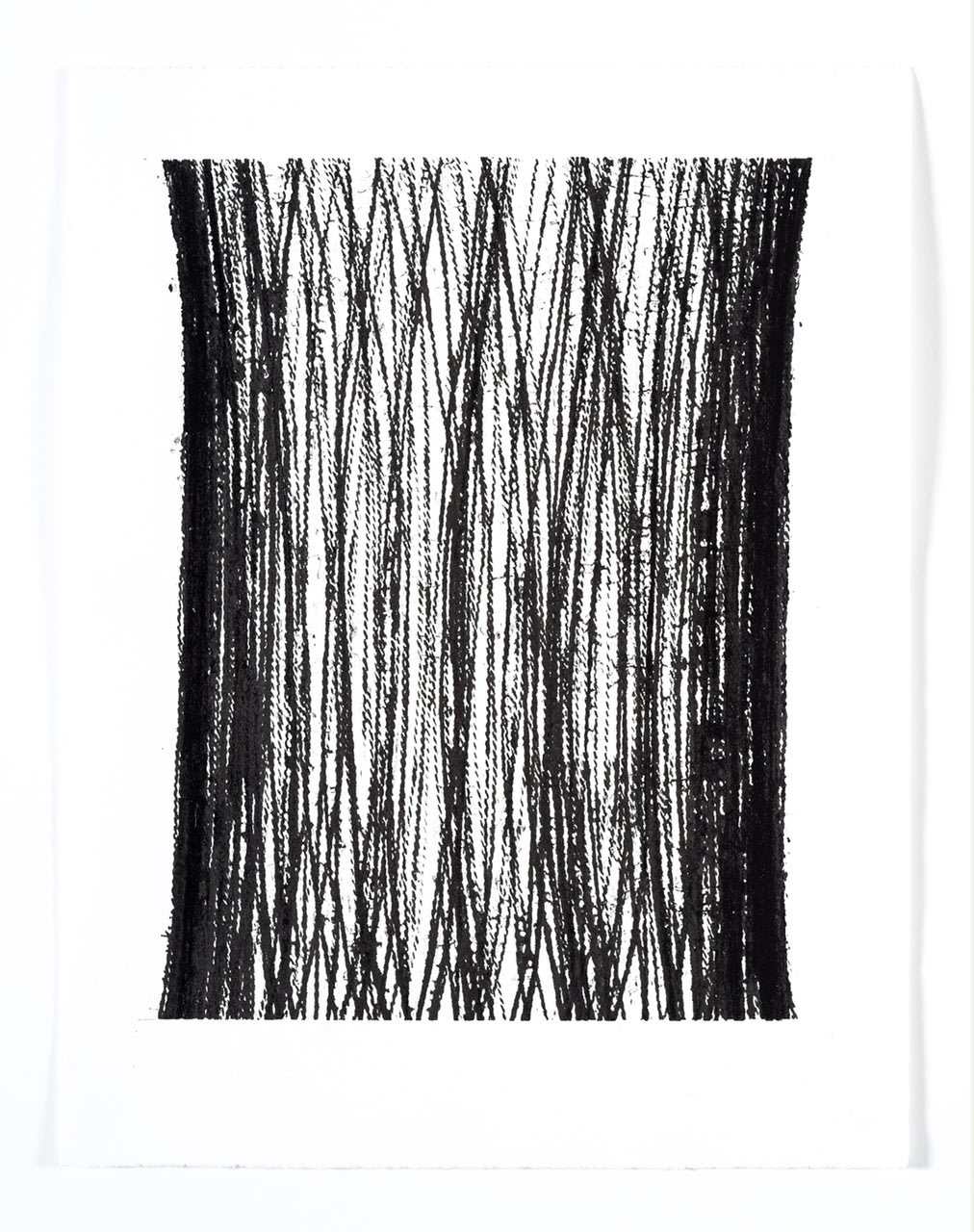 Lynne Tobin Pillar Series #18 2019 ink on paper 15” x 11.5”W | 38 cm x 29.25 cm