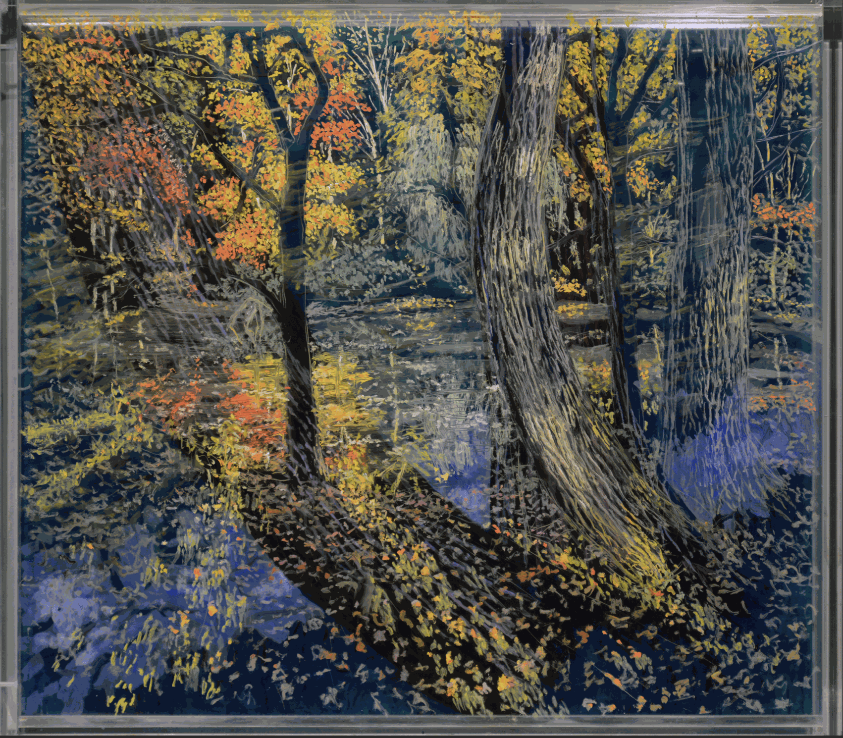 Pond, Fall, Morning Under Afternoon © Martin Weinstein 2021