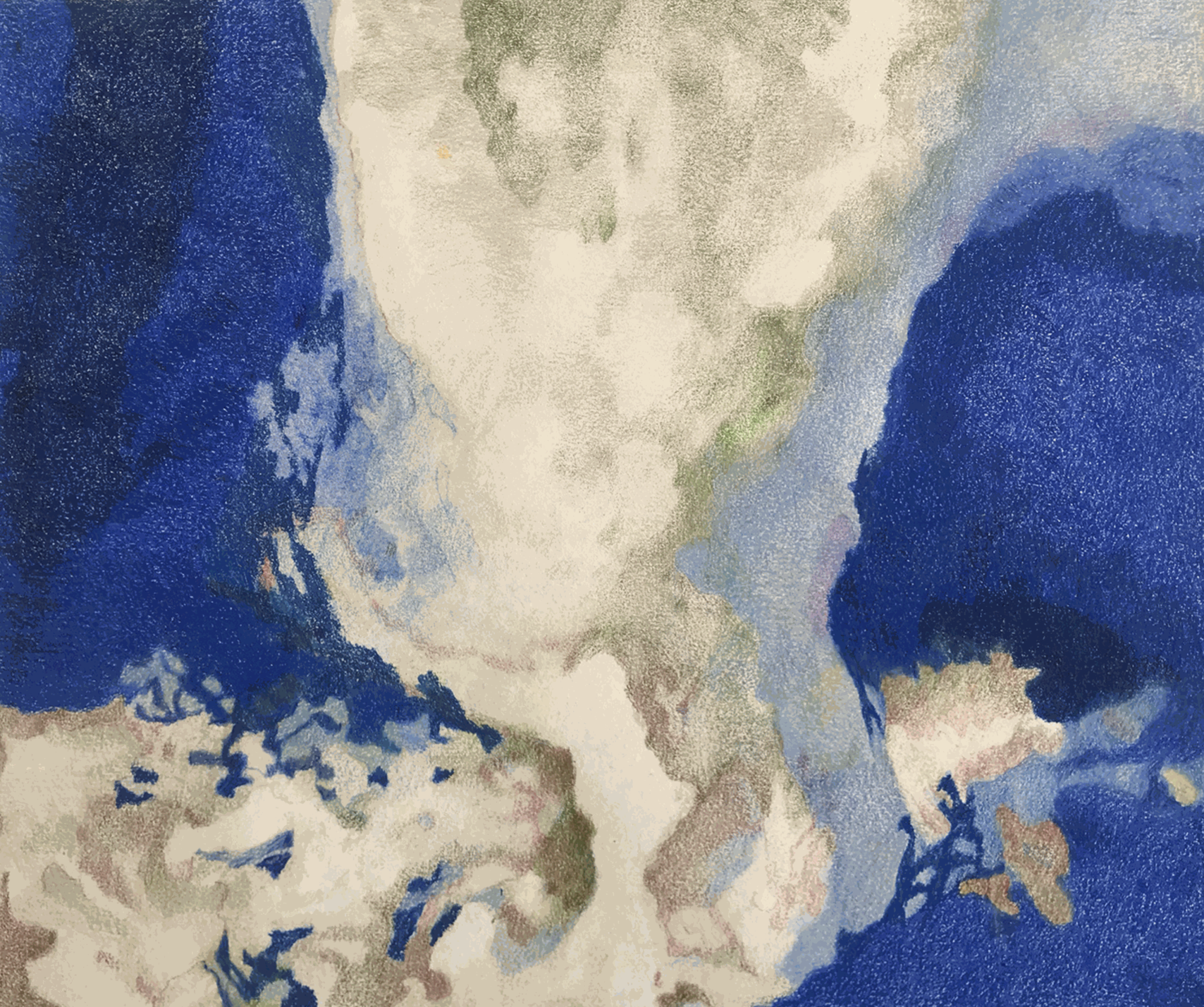 LAURA HEXNER Thermal colored pencil on paper 9 x 10.5 inches 2020