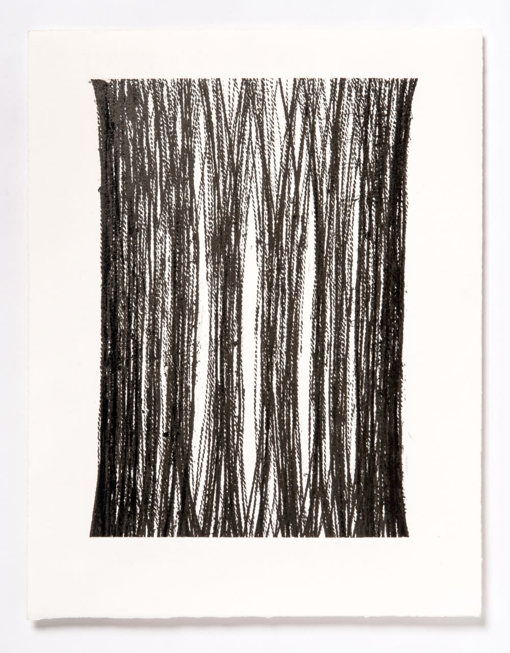 Lynne Tobin Pillar Series #20 2021 ink on paper 15”H x 11.5”W | 38 cm x 29.25 cm