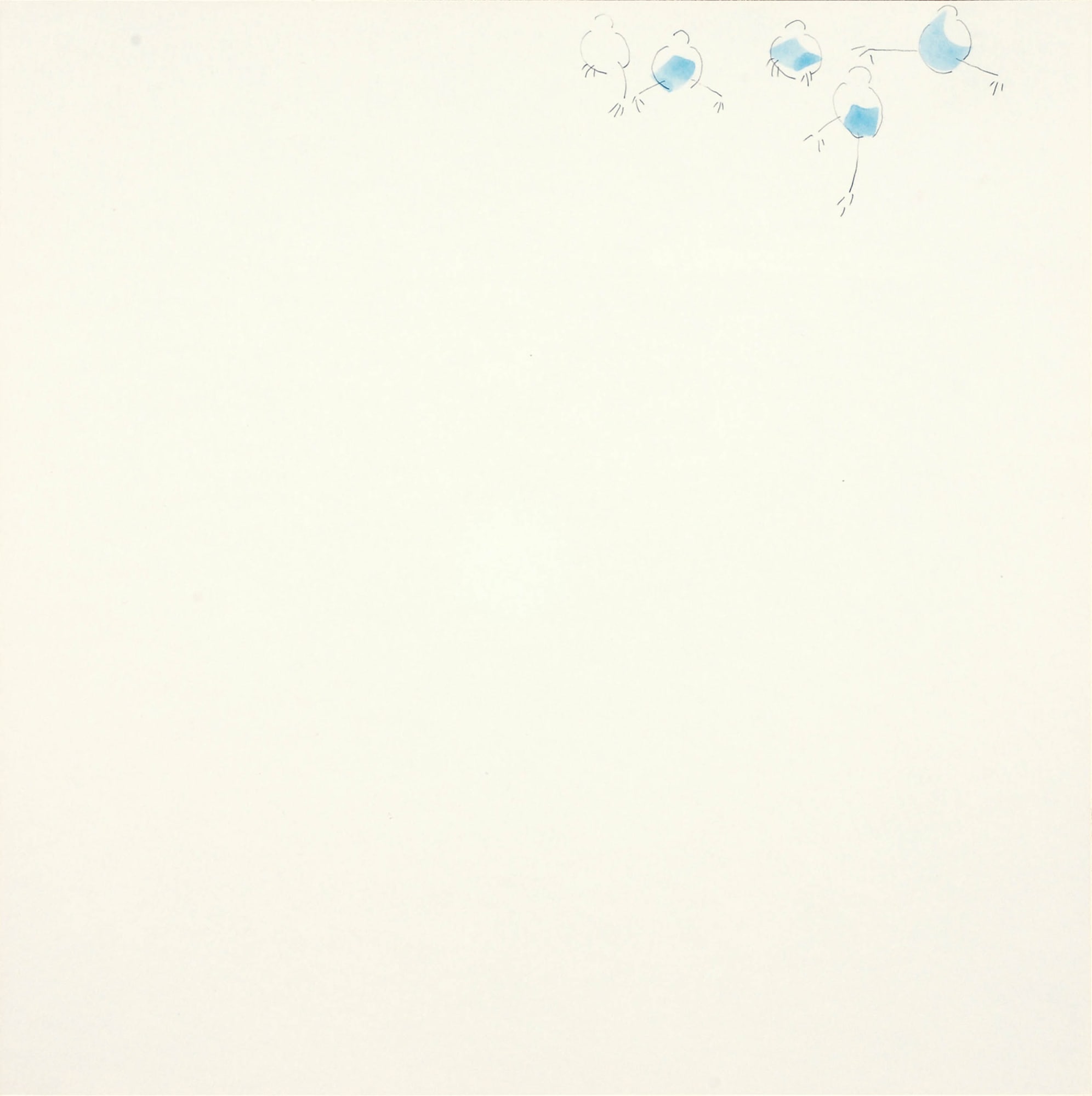 MARKUS HUEMER Wir sehen unsere Aufgabe, zuallerletzt in der gezielten Fragestellung, 2007 Pencil/ink on paper 40 x 40 cm