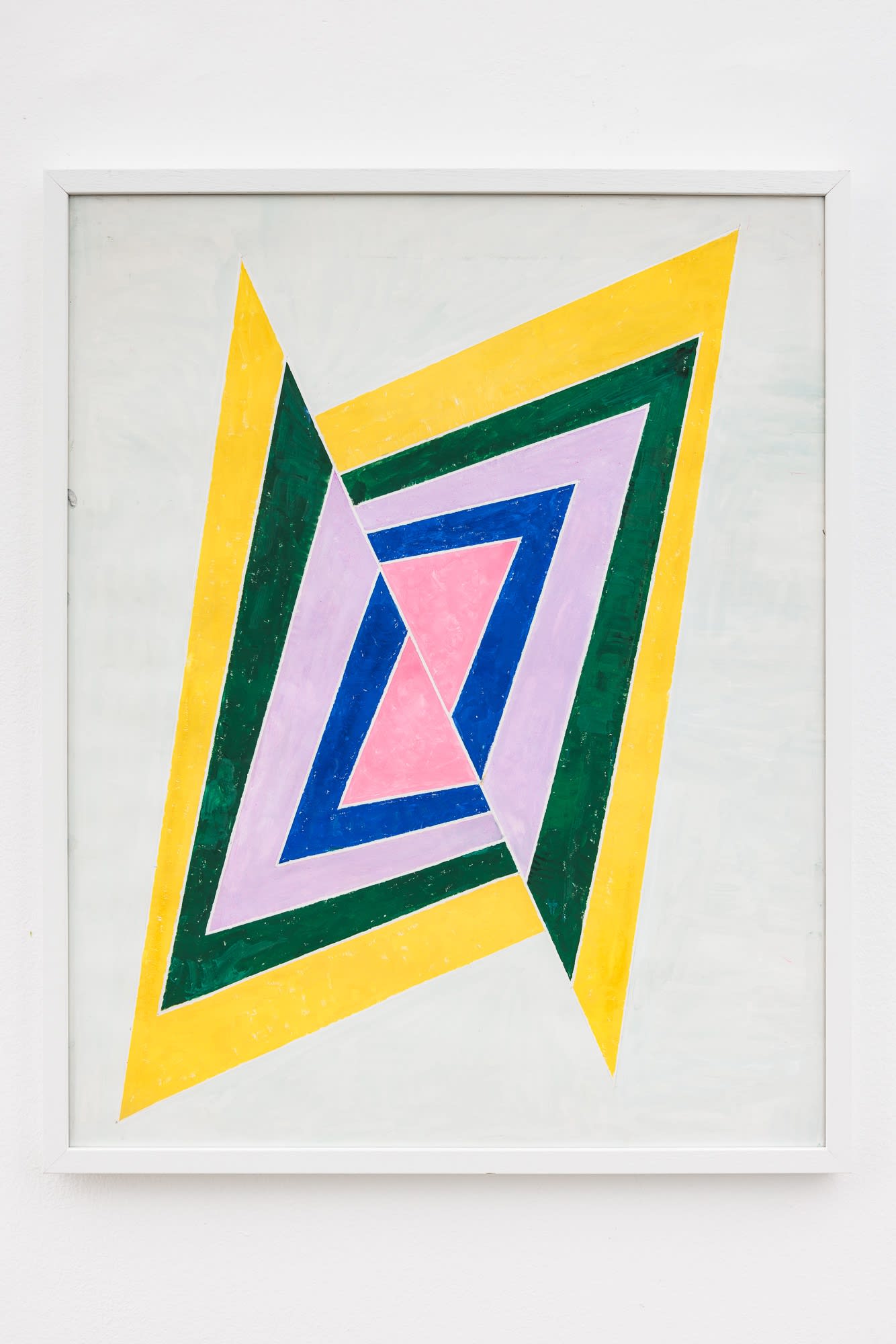Hildegard Joos Verschiebung, ca. 1970 Gouache on paper 78,5 x 62,5 cm