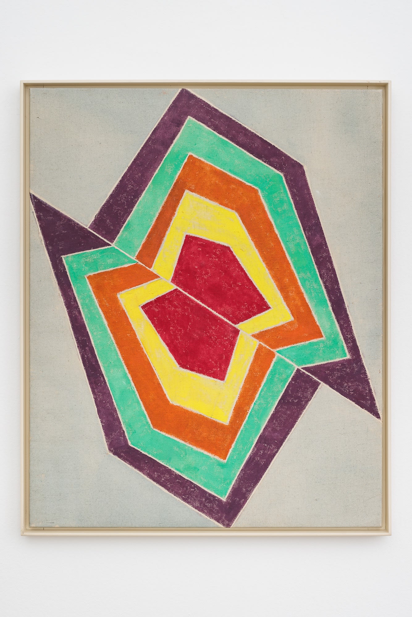 Hildegard Joos Verschiebung, ca. 1970 Acrylics on canvas 100 x 80 cm