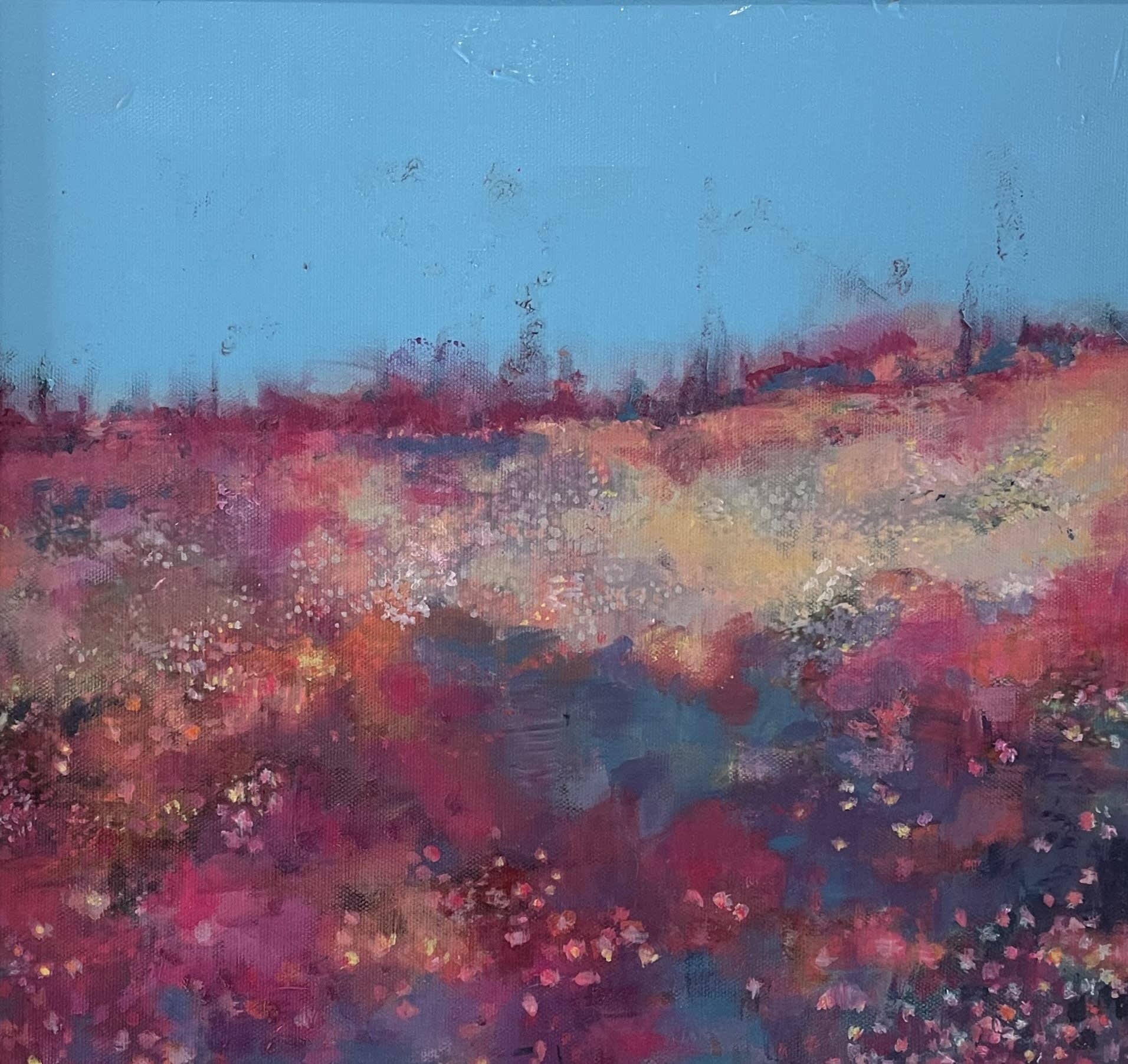 buy art artwork Jane Keenan Designer Maud Aberdeenshire original oil acrylic on canvas exhibition Summer Haze alchemist gallery dingwall