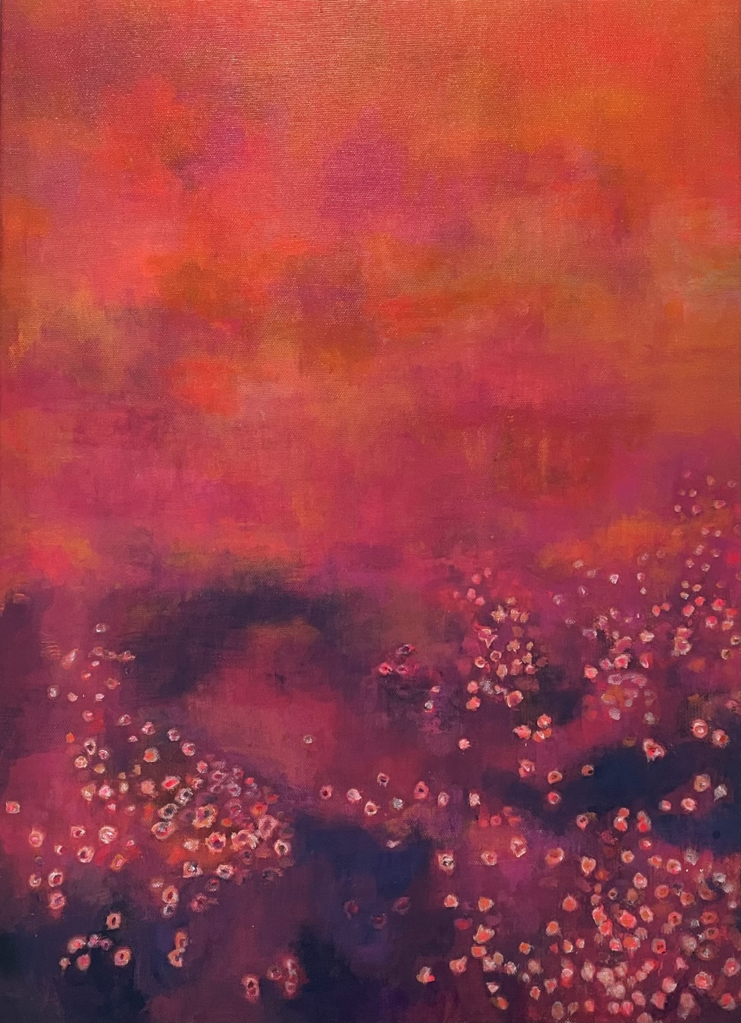 buy art artwork Jane Keenan Designer Maud Aberdeenshire original exhibition Summer Haze alchemist gallery dingwall pink poppy field