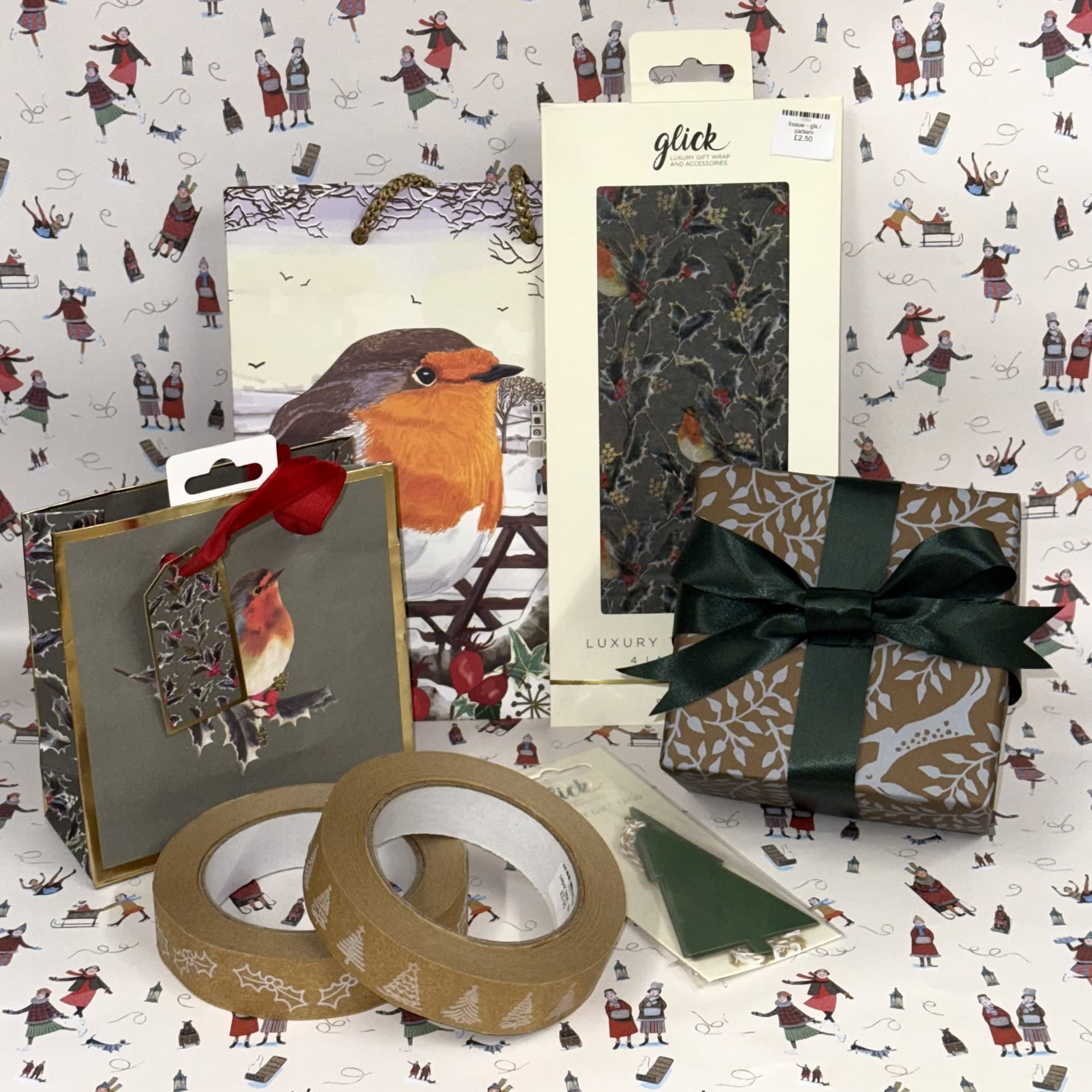 Robins are admired for their vivid red breasts that stand out against grey winter days, symbolising warmth, vitality and hope. To celebrate this special little bird at this time of year we have pulled together a little collection of robin themed cards, gifts, wrapping and jewellery.