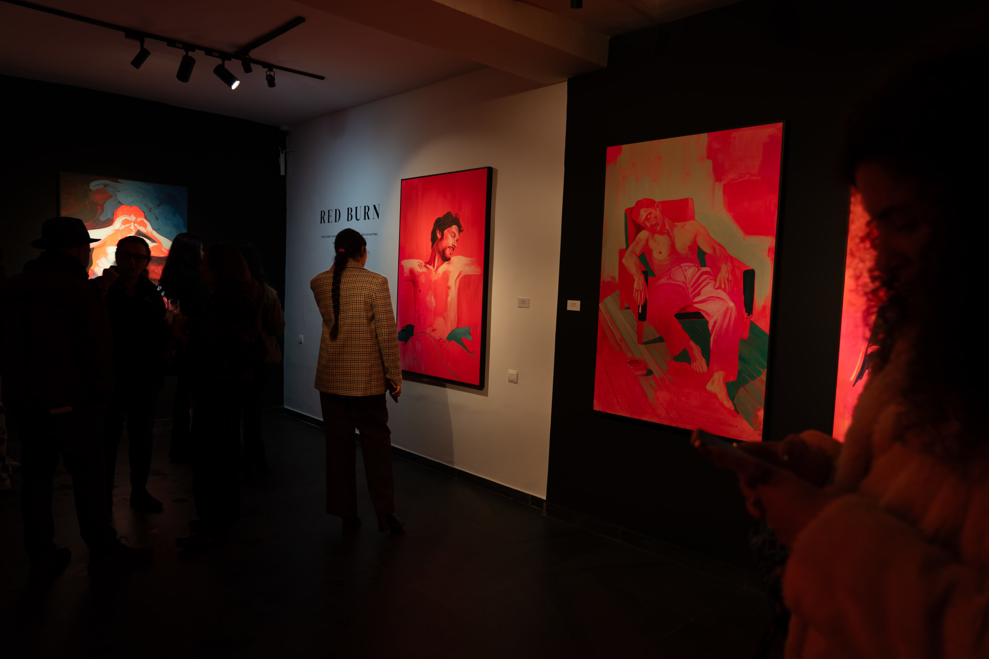 SALMA CHEDDADI I RED BURN I SOLO SHOW
