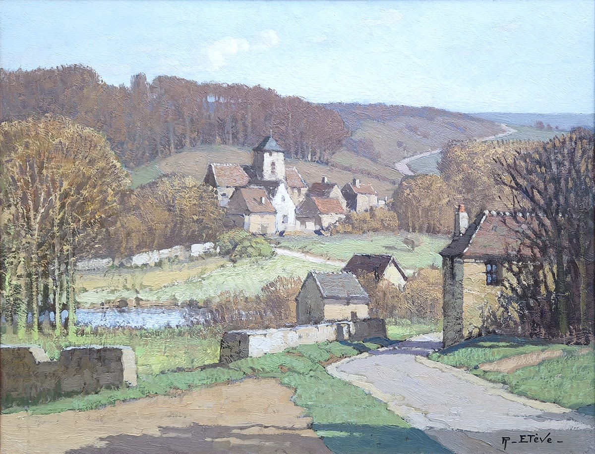 Félix Raoul Eteve, Village en Dordogne