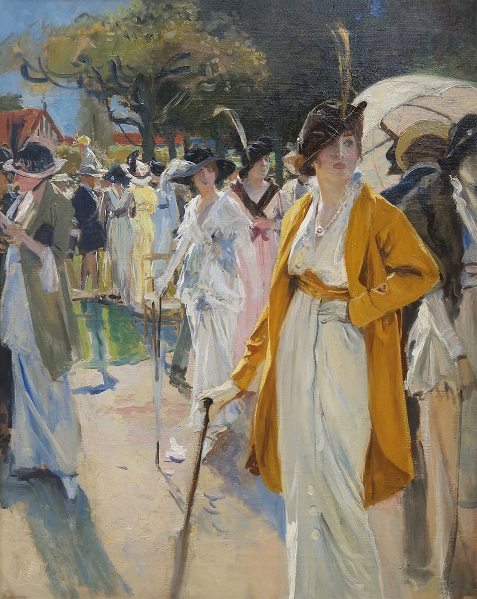 François Léopold Flameng, Les Élégantes à Deauville