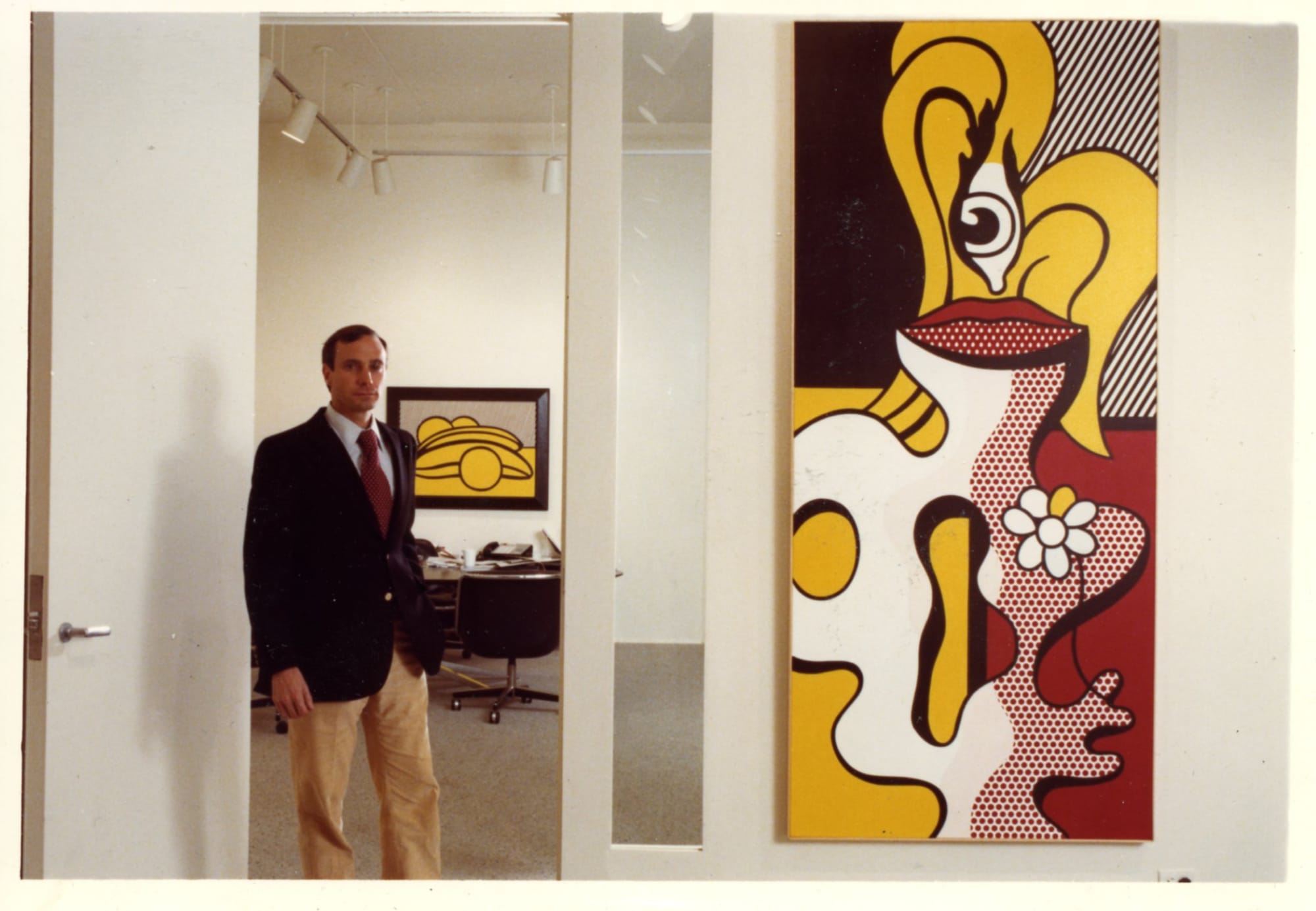 Ronnie at Greenberg Gallery in 1973