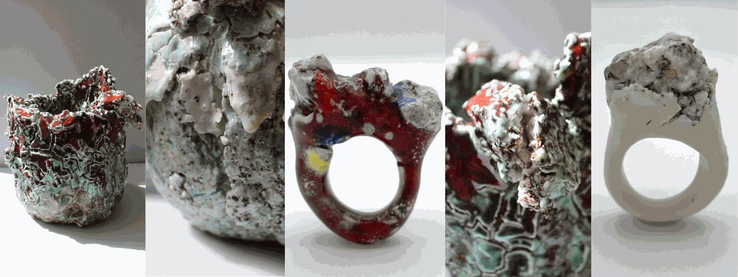 Volcanic Treasures: New Vessels & Jewellery by Aneta Regel