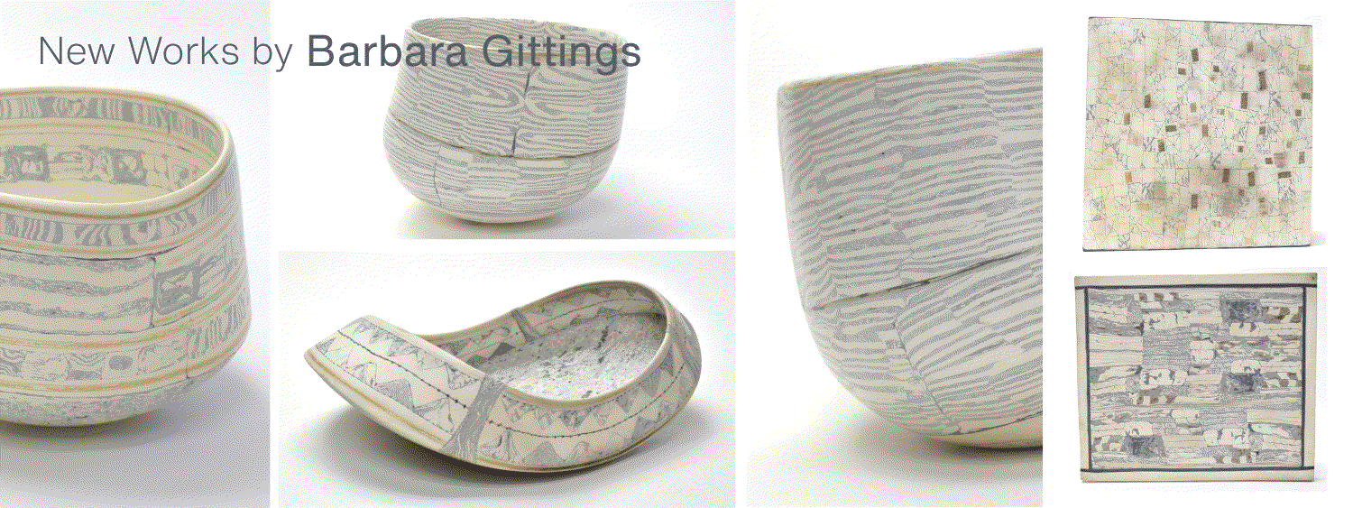 Contemplative and sensual works in Nerikomi : New Ceramics by Barbara gittings