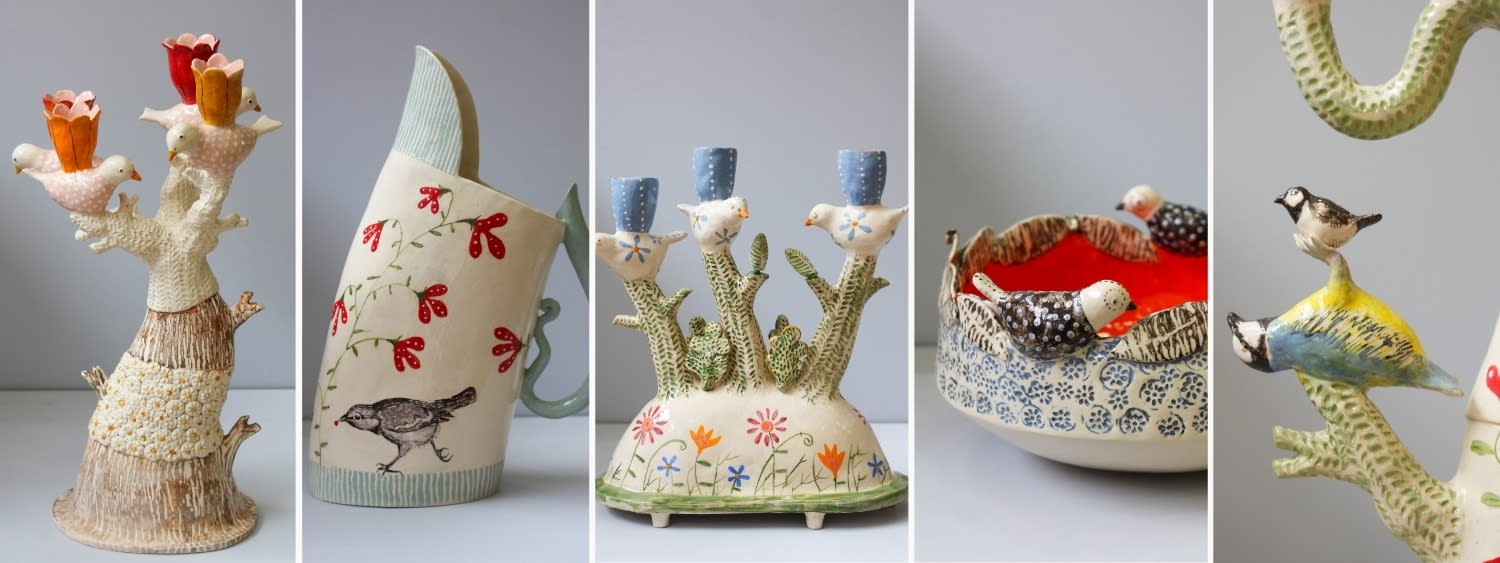 Charming ceramics celebrating the delicacy of the natural world: Laurance Simon
