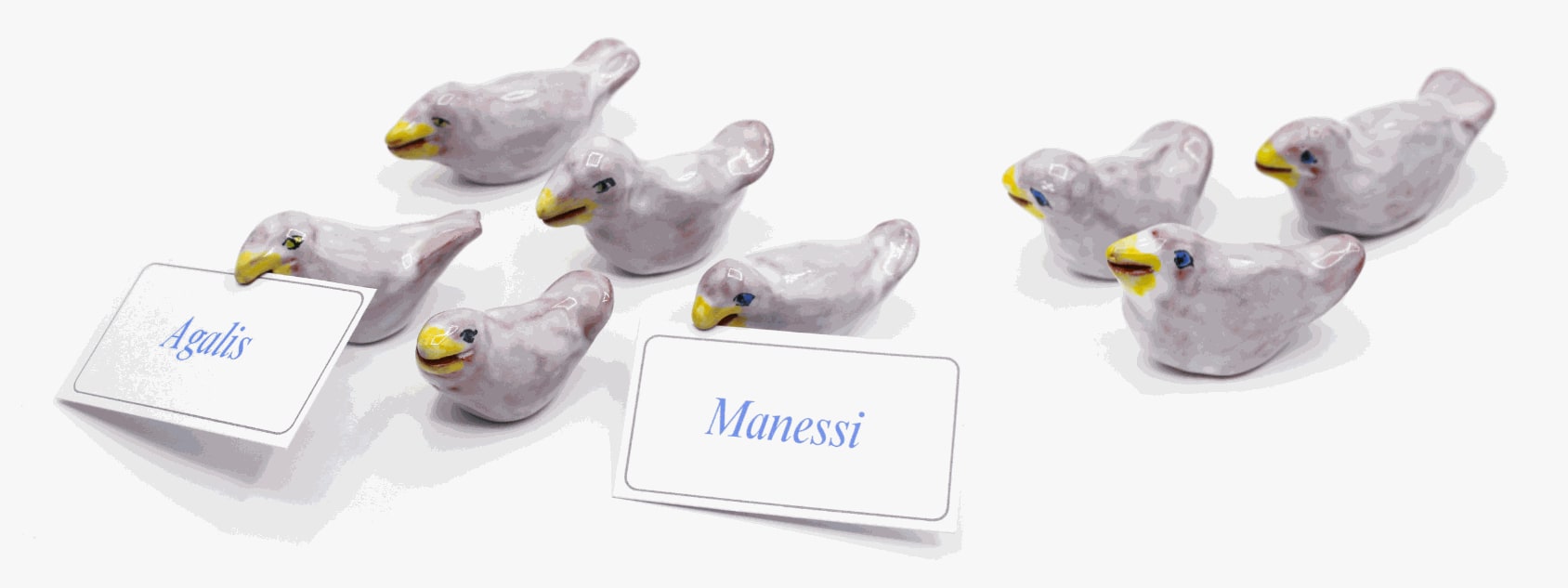 New by Agalis Manessi : Birdie Place Card Holders