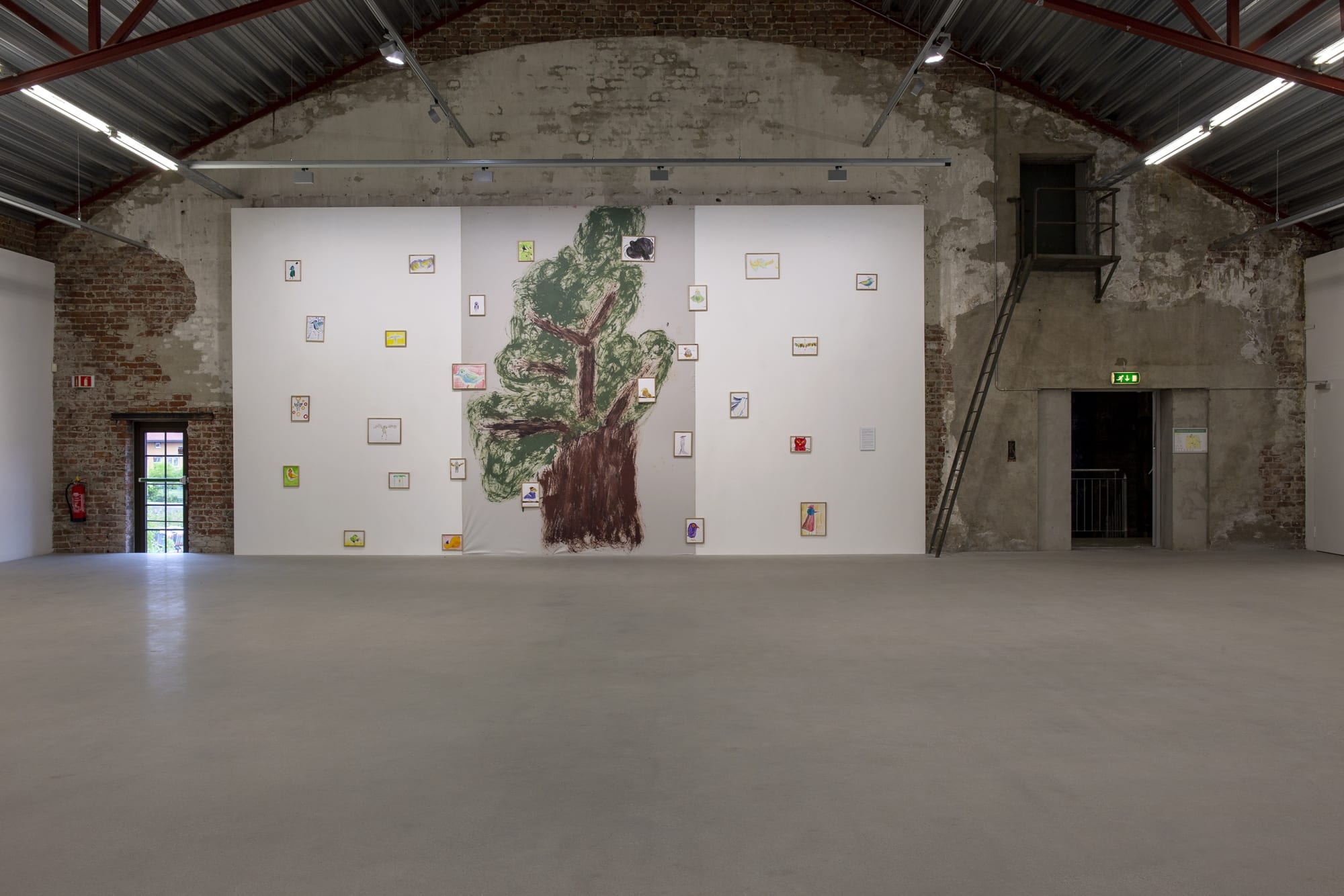 Artist: Rose Wylie in collaboration with local school children Photography: Nina Ansten