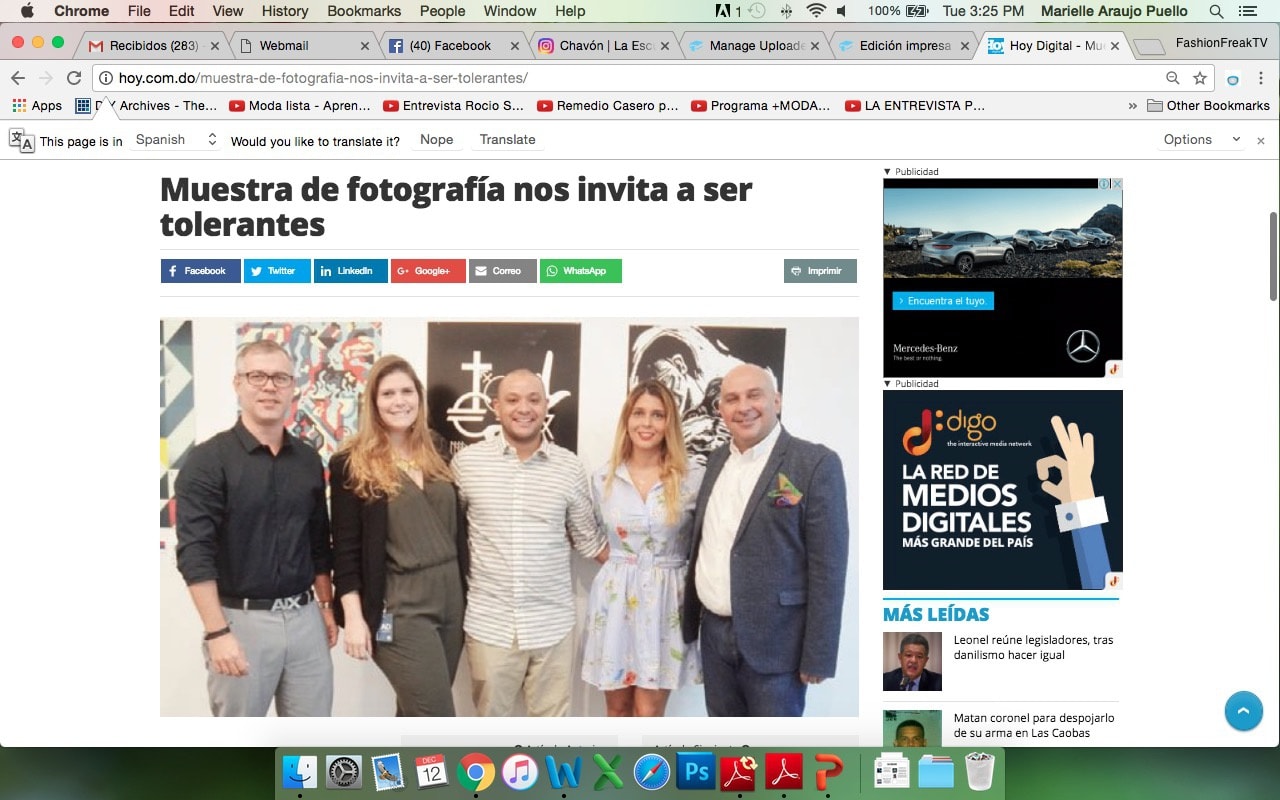 Tolerance Exhibition, Dominican Republic