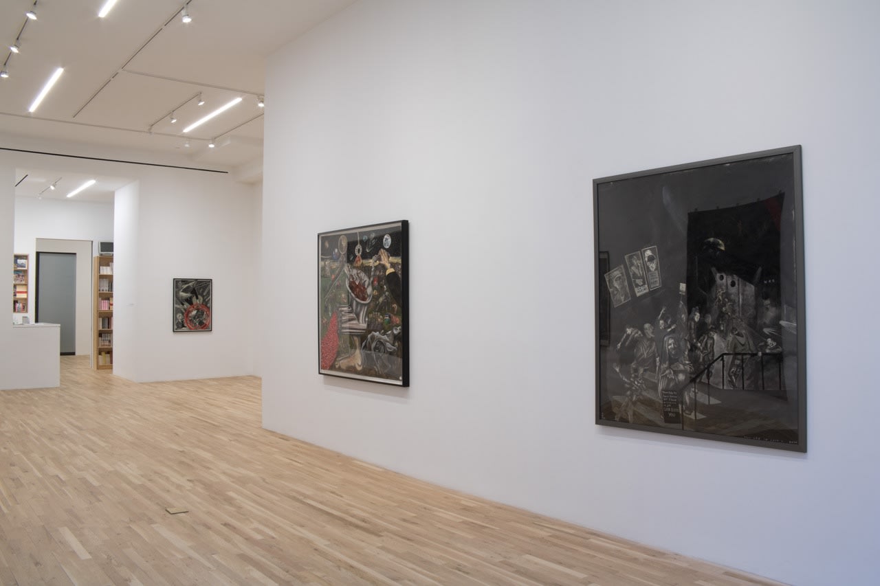 Installation view, Political Television, George Adams Gallery, 2022