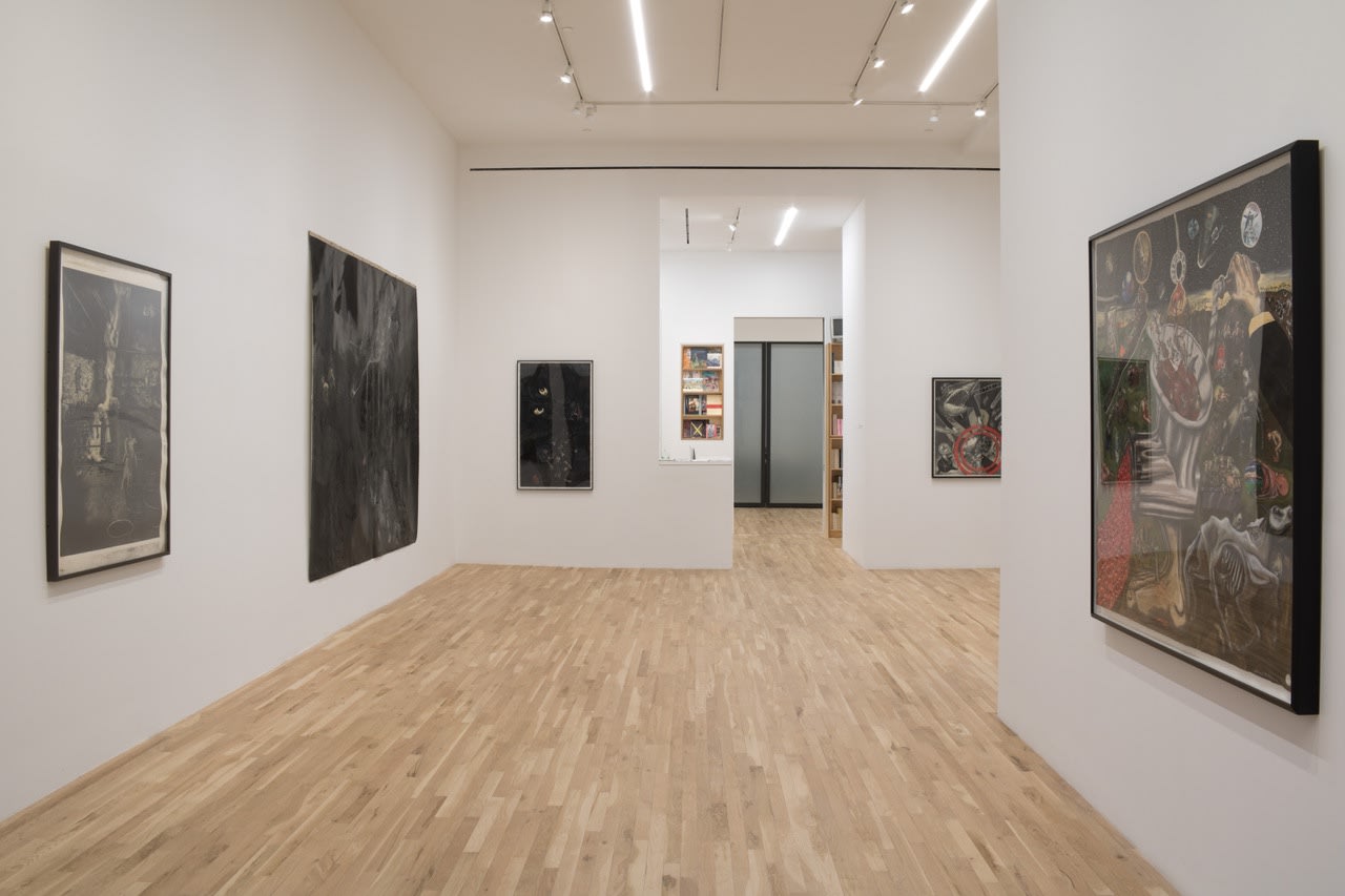 Installation view, Political Television, George Adams Gallery, 2022