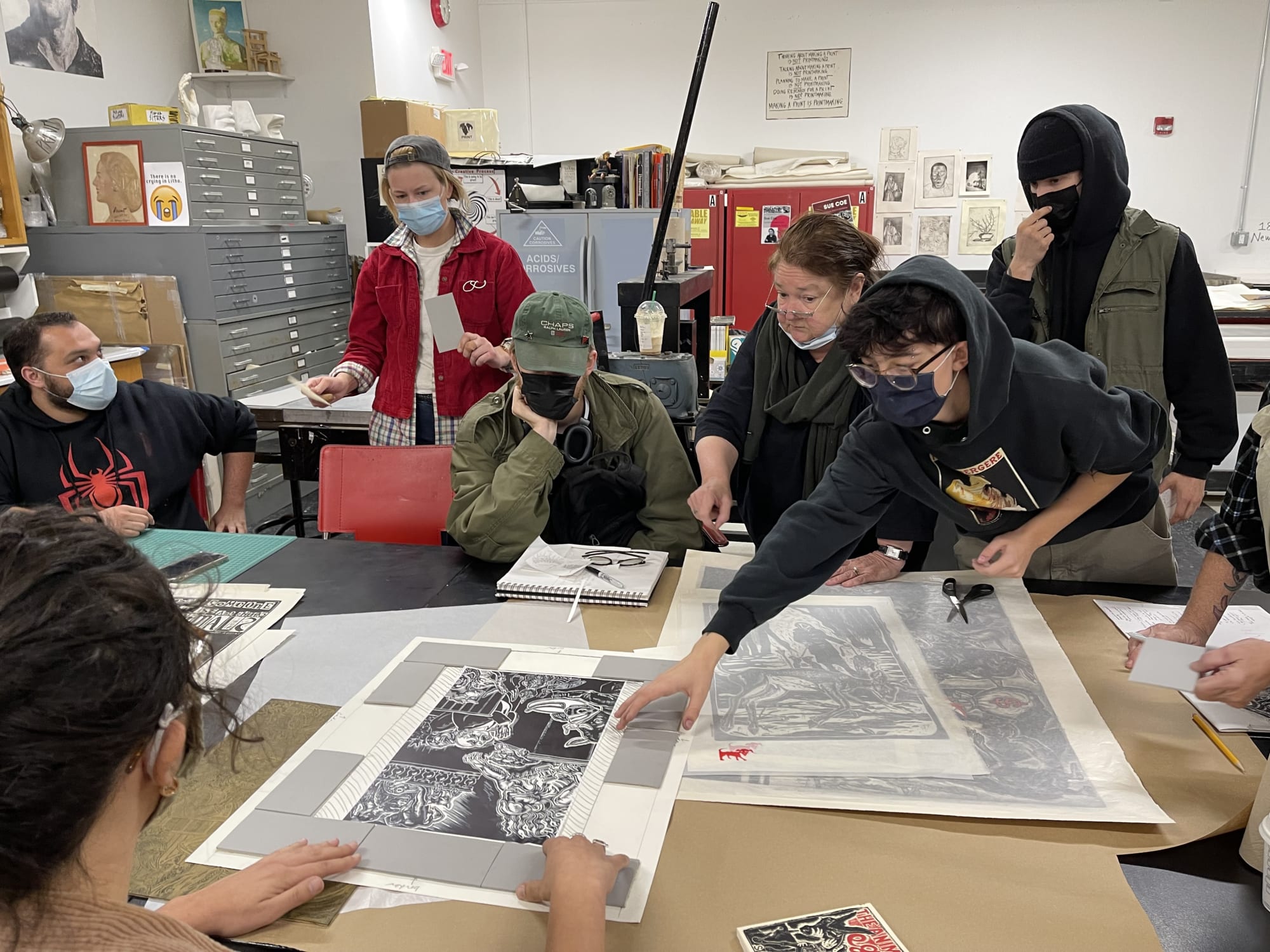 "Guilty of Ecocide" comes together, a collaboration between the artist and students from the College of Charleston, 2021