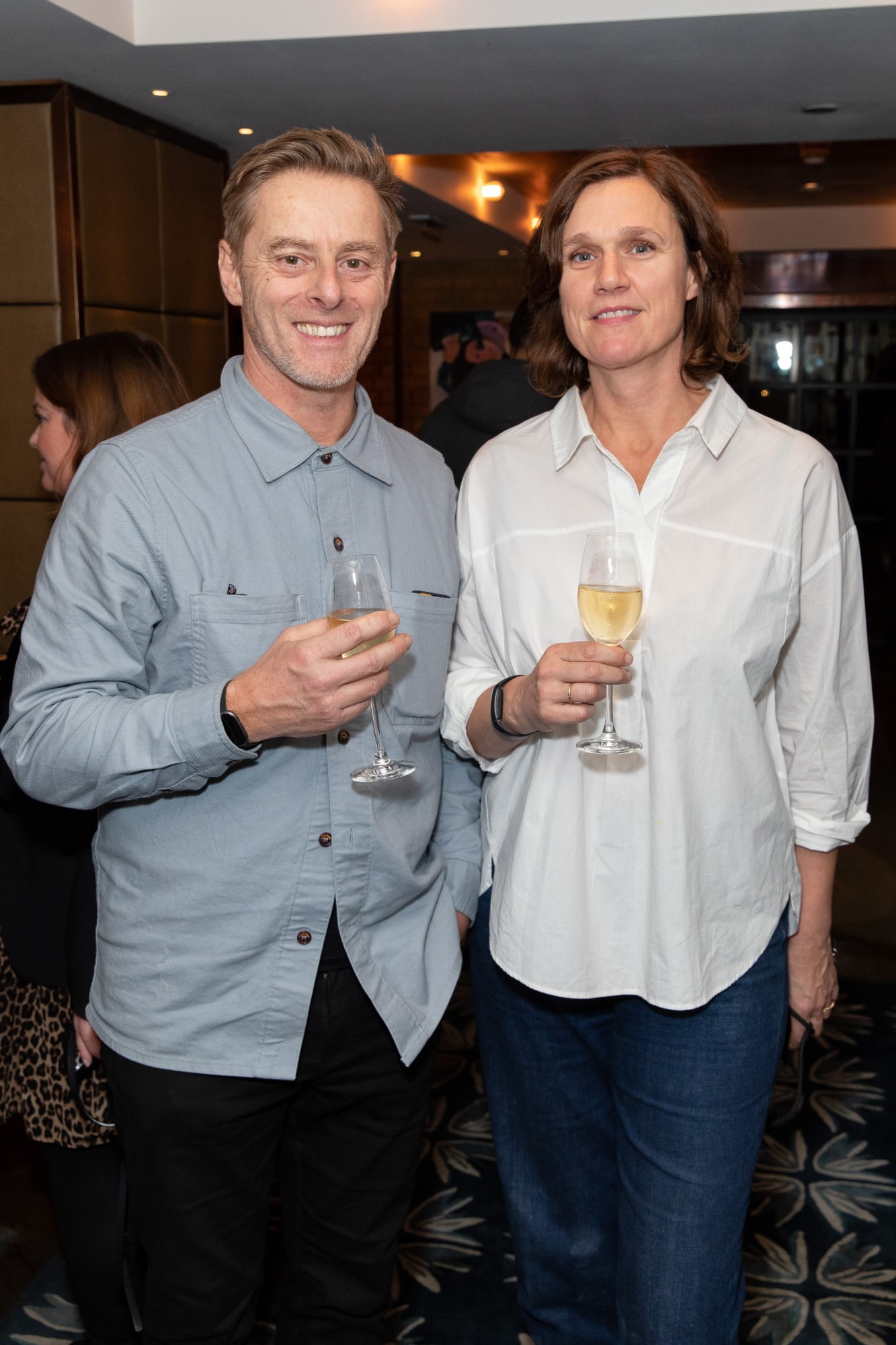 Helen Johannessen and guest