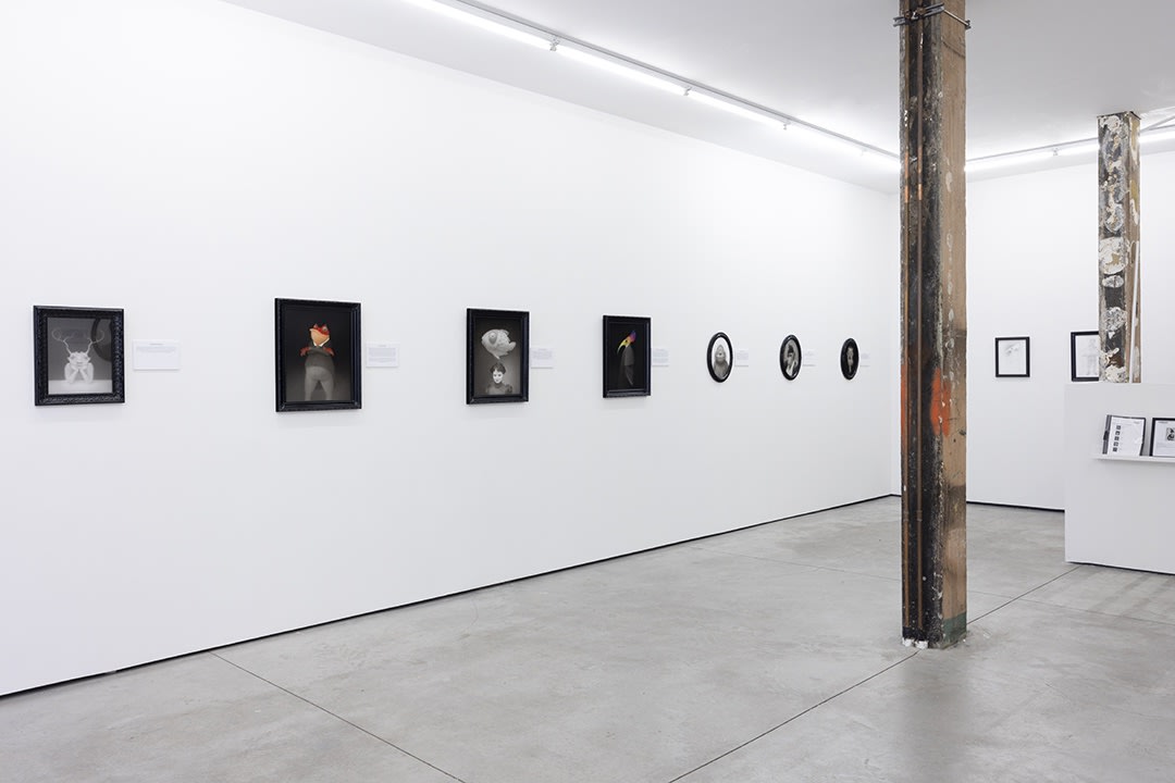 installation photo of travis louie exhibition