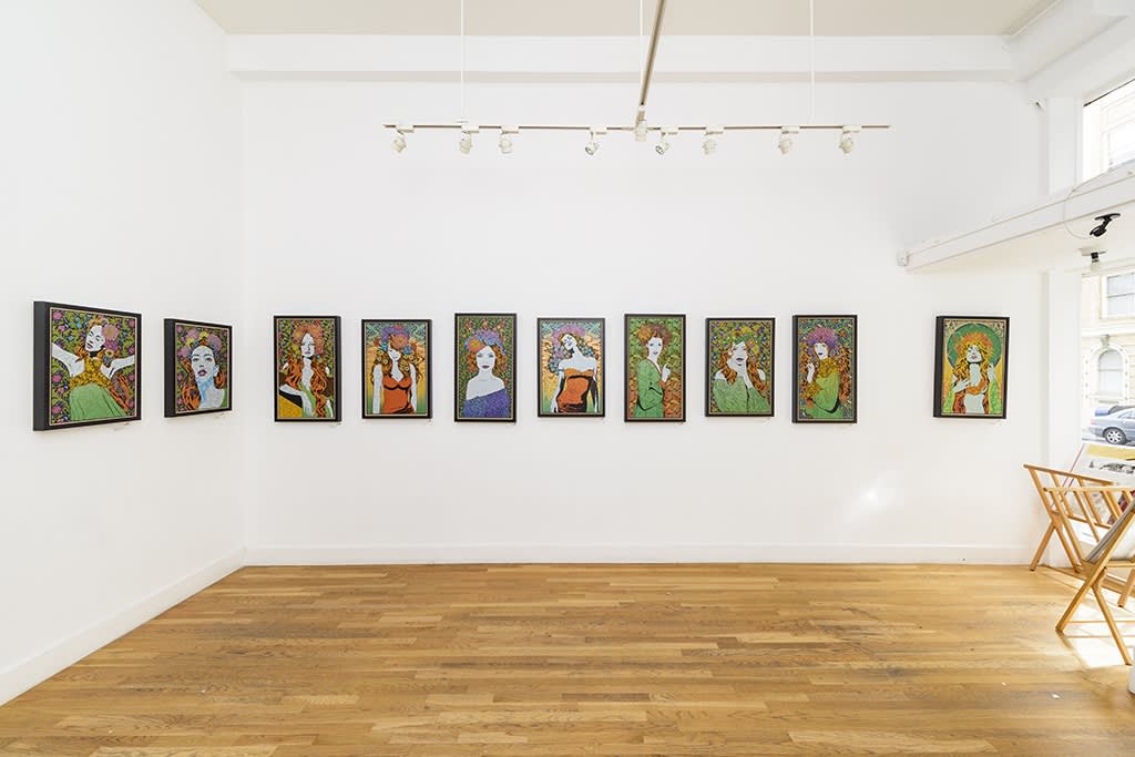 Installation shot of Chuck Sperry exhibition