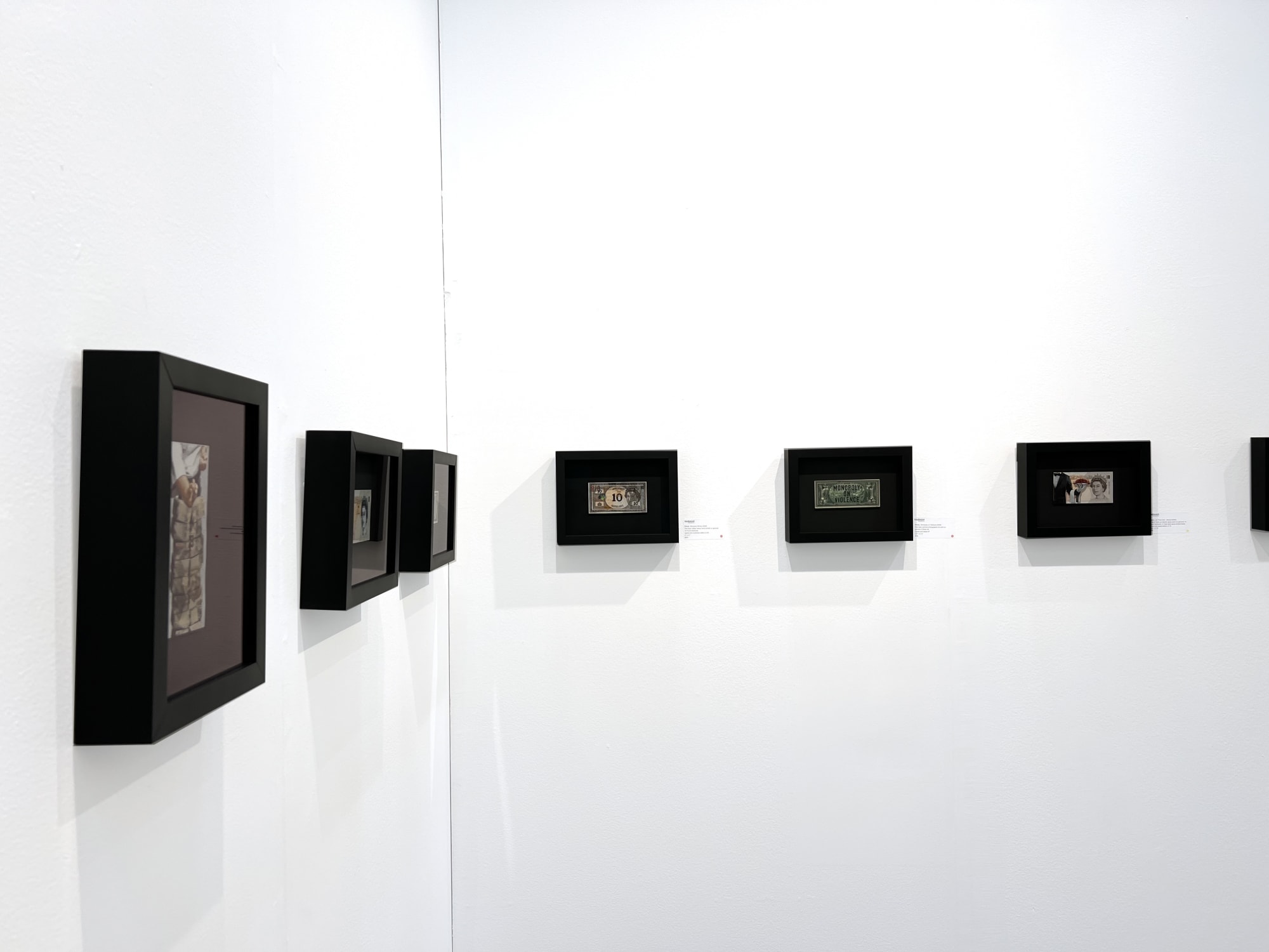 Installation image from Penny's booth at Art on Paper