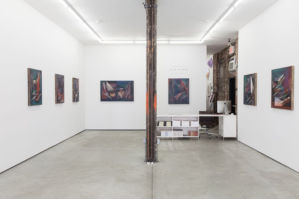 install photo of Augustine Kofie exhibition 