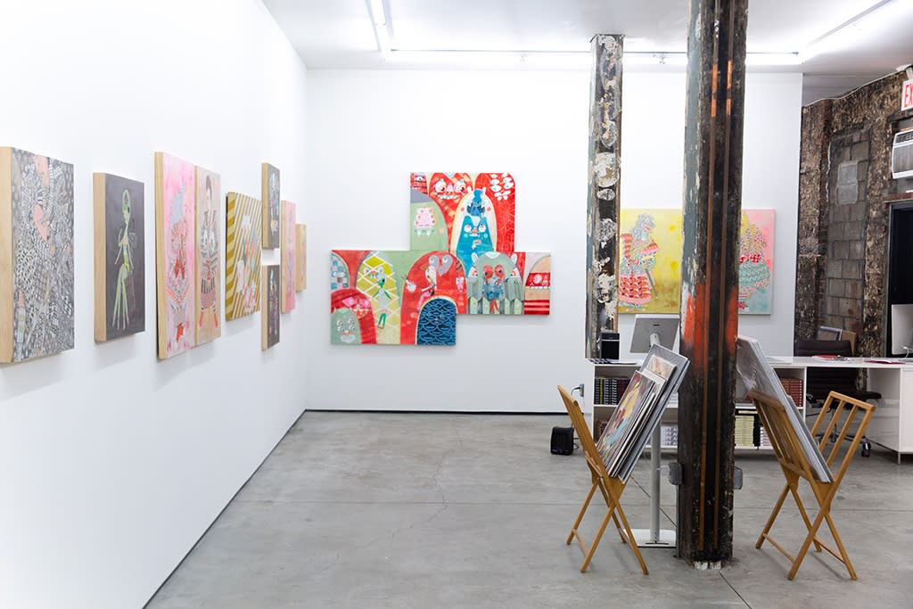 install shot of Kefe exhibition