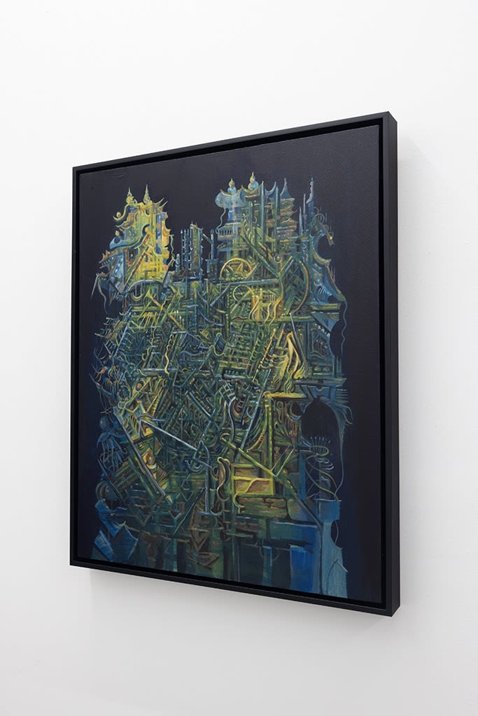 installation shot of David Welker exhibition