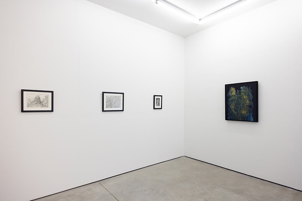 installation shot of David Welker exhibition