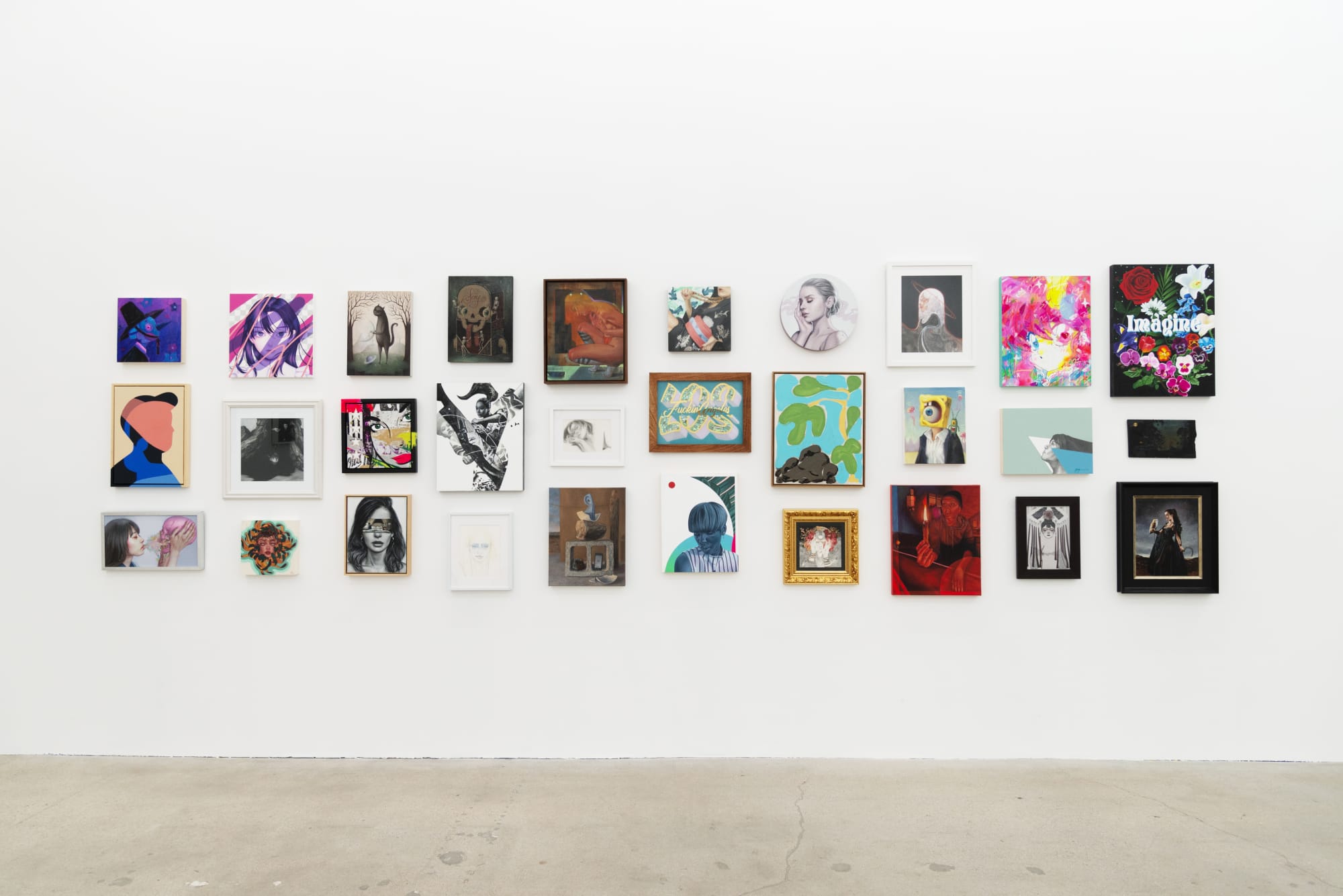 Installation image from Supersonic X Invitational at Hashimoto Contemporary Los Angeles.