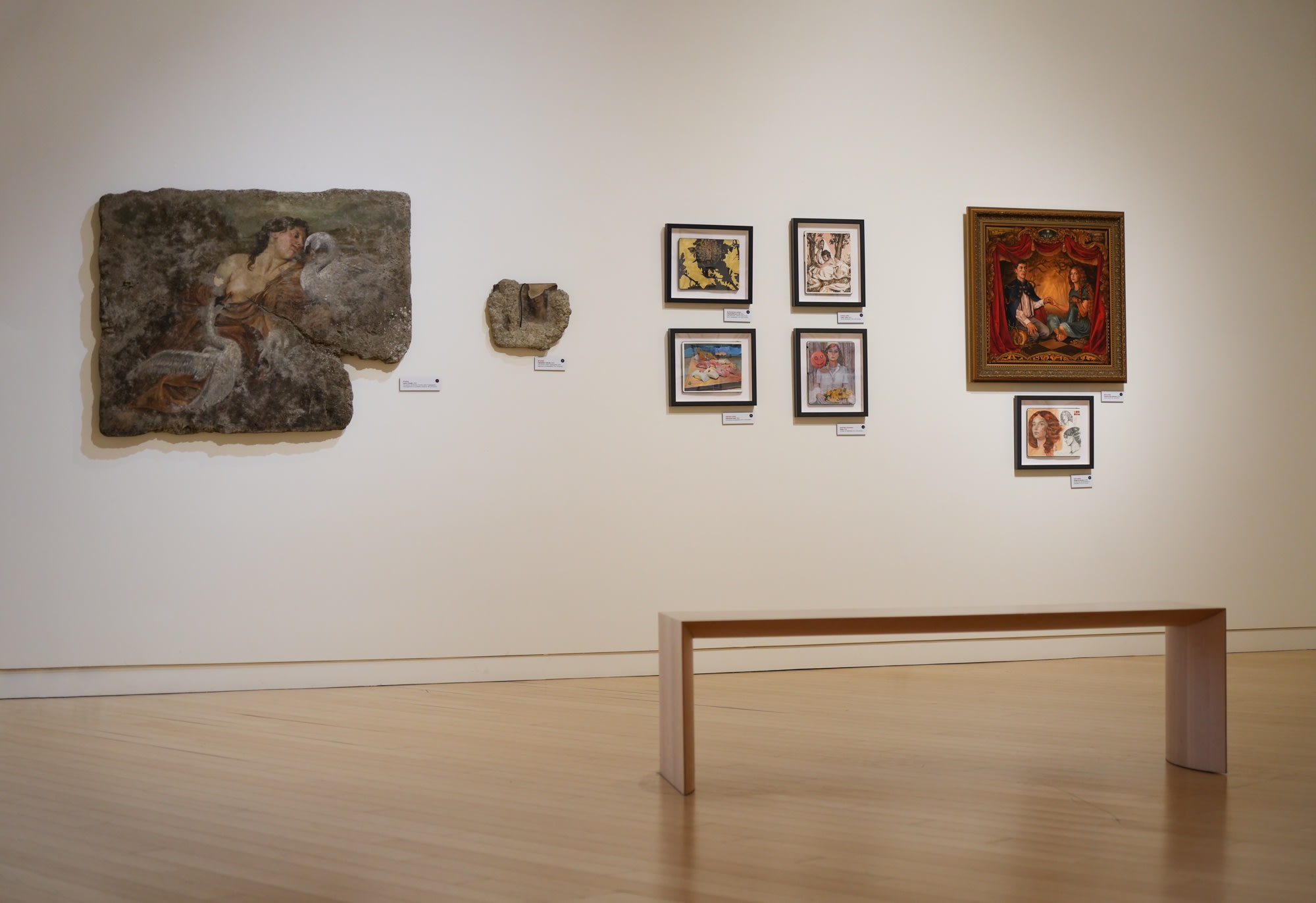 Installation view from the Moleskine Project art exhibition at the Mesa Arts Museum