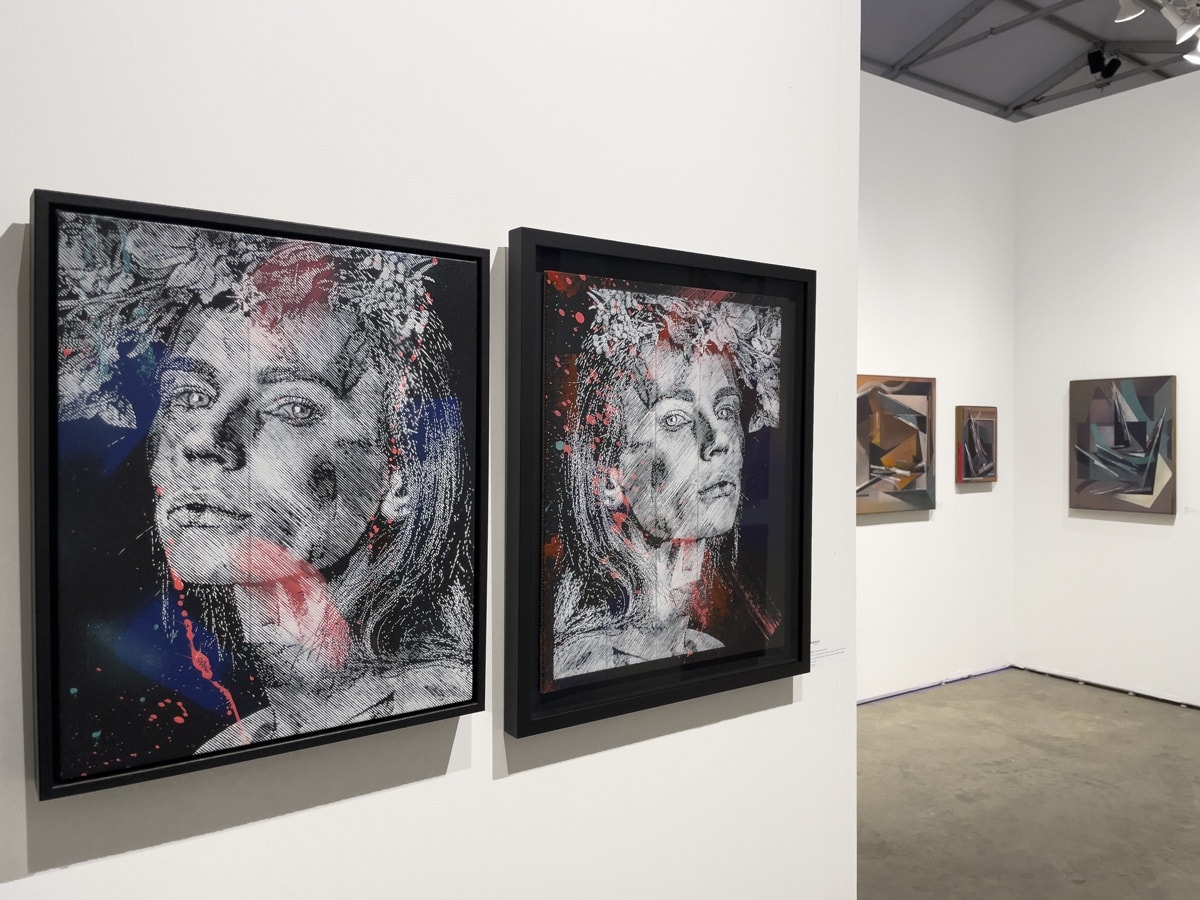 Installation photo from the 2022 Context Art Miami art fair