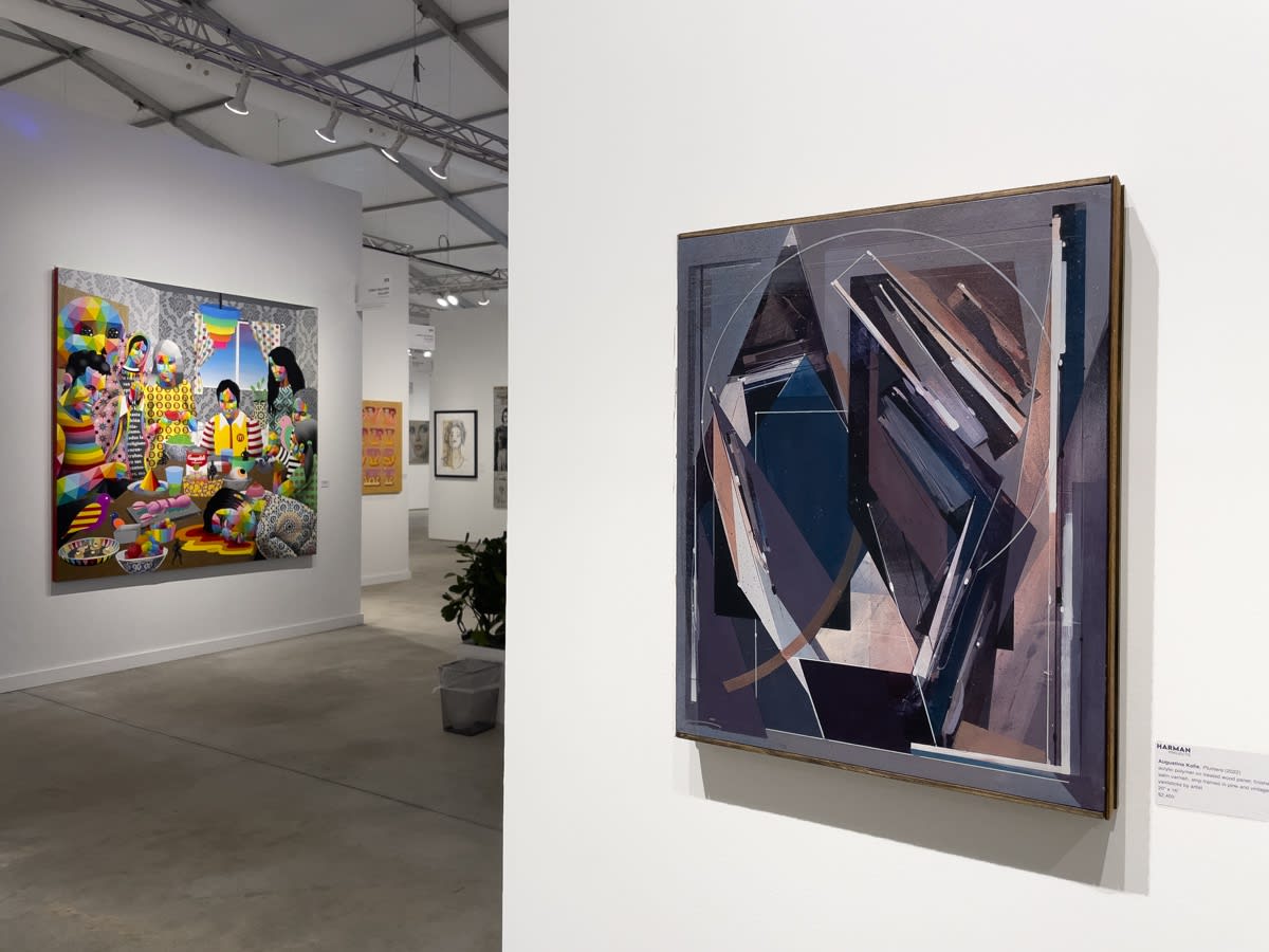 Installation photo from the 2022 Context Art Miami art fair